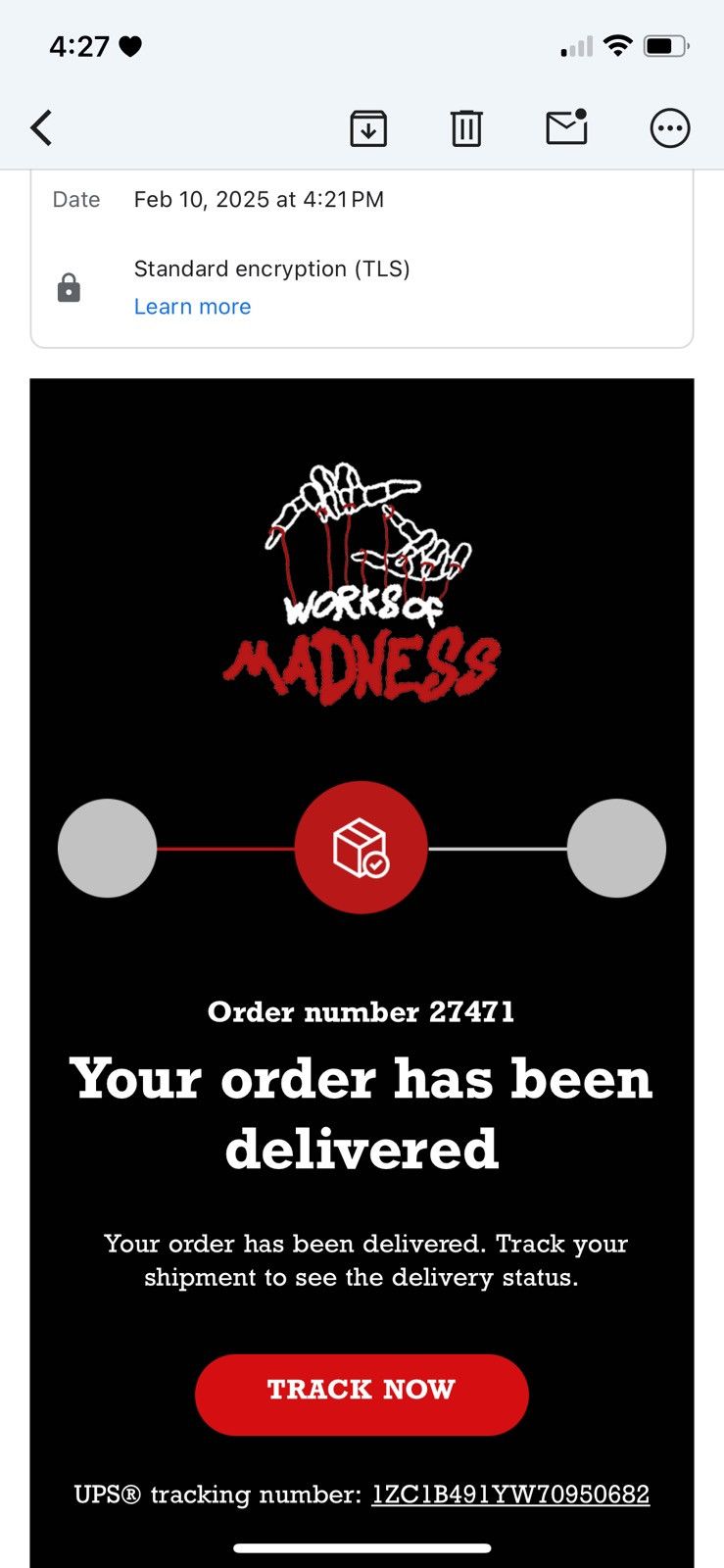 Other Works of madness hoodie XL Size US XL / EU 56 / 4 - 2 Thumbnail