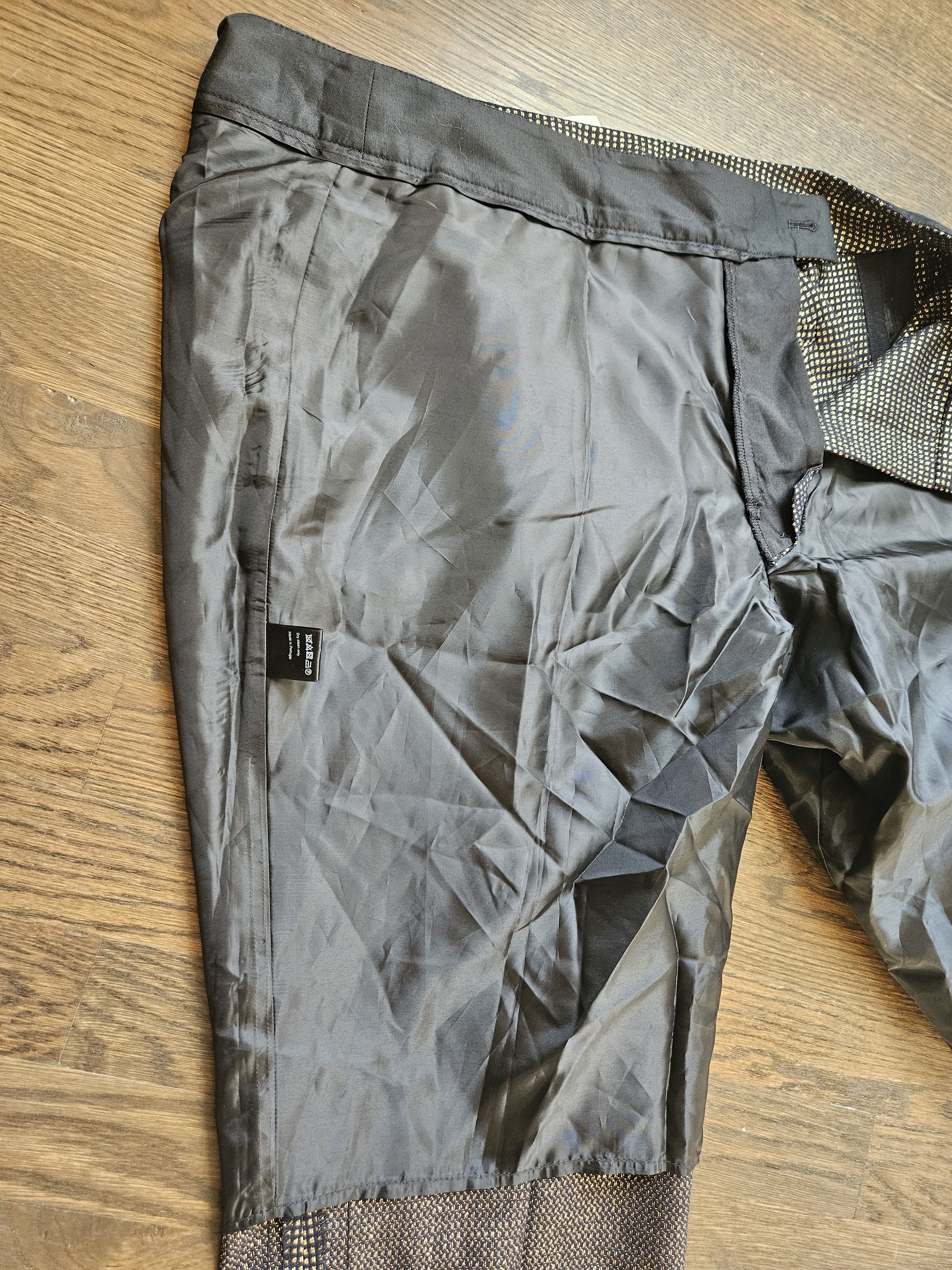 ME+EM ME+EM metallic black/gold tuxedo trouser NWT Size 32" / US 10 / IT 46 - 10 Thumbnail