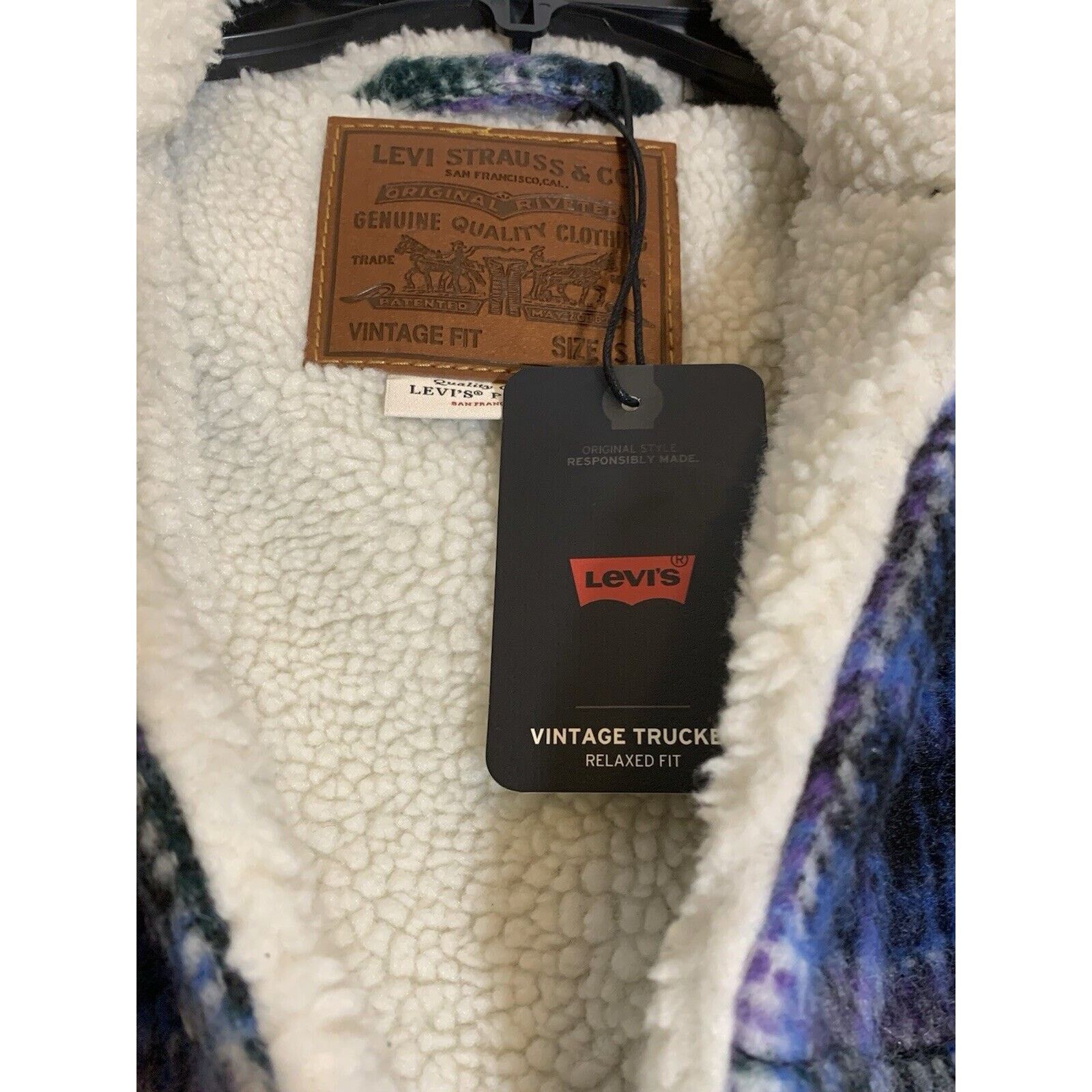 Levi's Levi's Sherpa Trucker Men's Jacket, Vintage - Size S - NWT Size US S / EU 44-46 / 1 - 8 Thumbnail