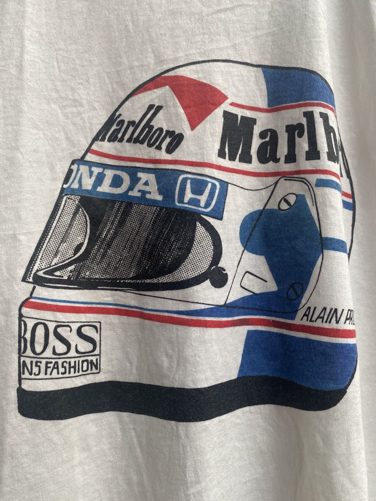 Other Marlboro F1 Alain Prost Tee Size M True 80’s Vintage Size US L / EU 52-54 / 3 - 1 Thumbnail