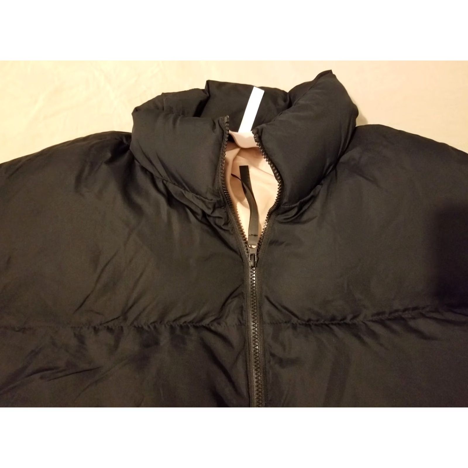 Fabletics Fabletics Down Crop Jacket 3X Black Puffer Coat Womens Size XXL / US 16-18 / IT 52-54 - 4 Thumbnail