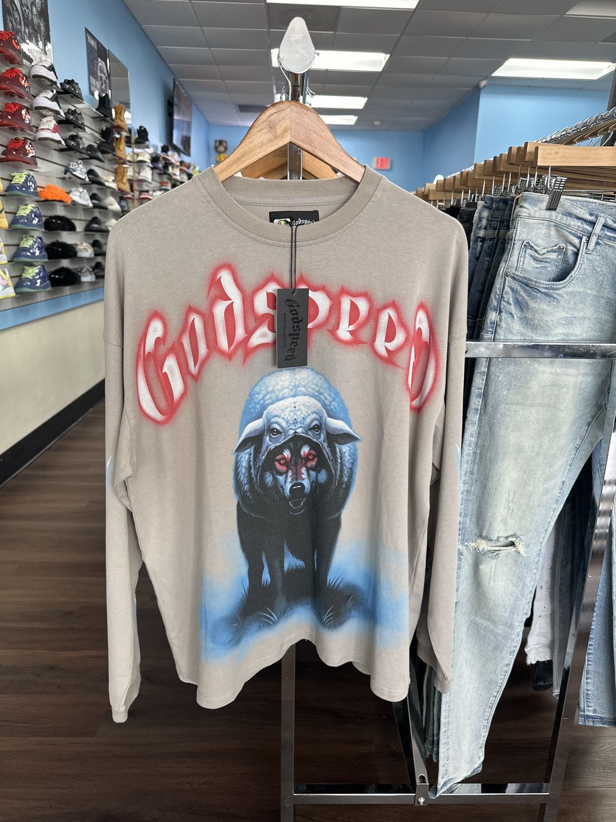 Godspeed Godspeed Vandal LS Thermal Grey Wash | Grailed