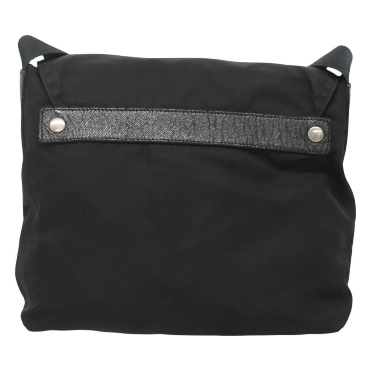 Prada PRADA Shoulder Bag Nylon Black Silver Size ONE SIZE - 3 Thumbnail