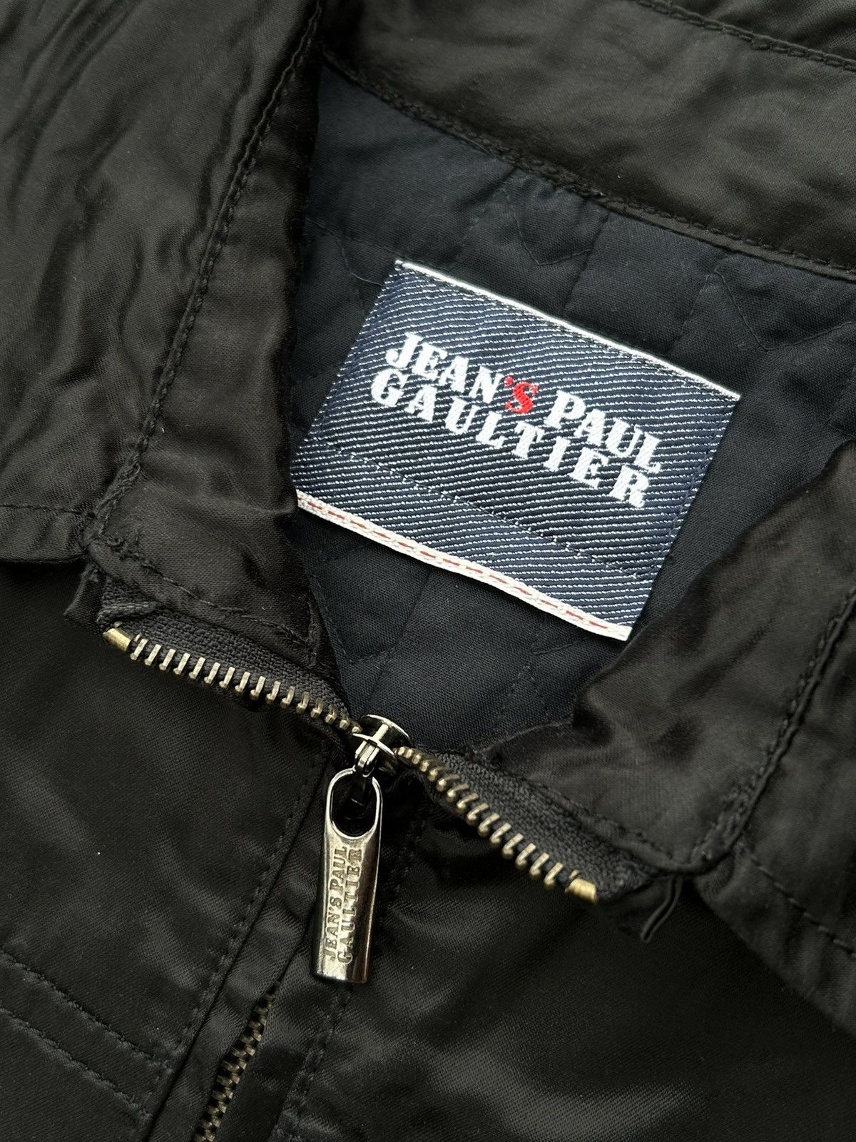 Jean Paul Gaultier Y2K Jean Paul Gaultier Runway Nylon Motorcycle Biker Jacket Size L / US 10 / IT 46 - 16 Thumbnail