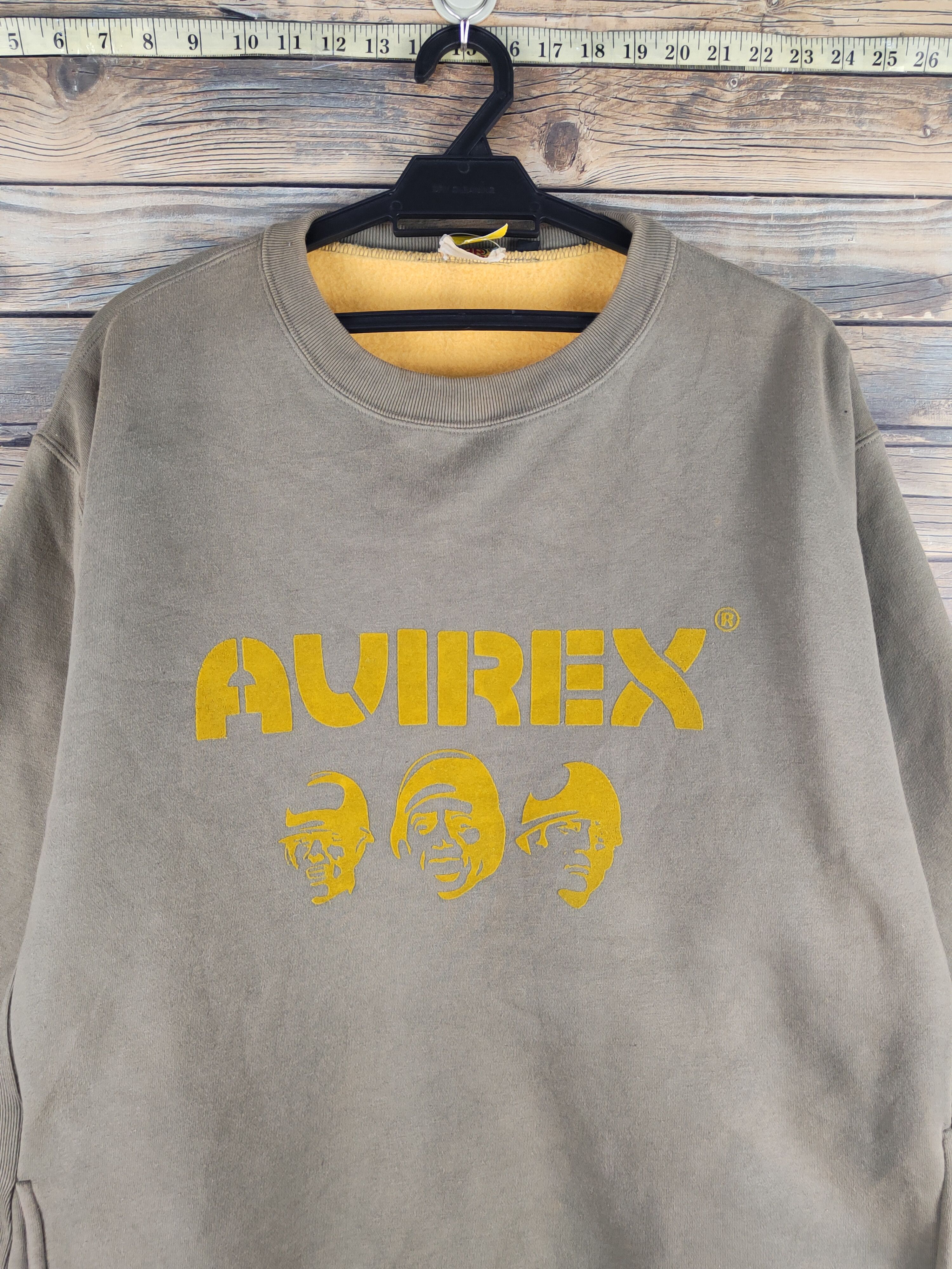 Avirex DL Avirex Olive baggie vintage sweatshirt Sweaters #2482T Size US L / EU 52-54 / 3 - 2 Thumbnail