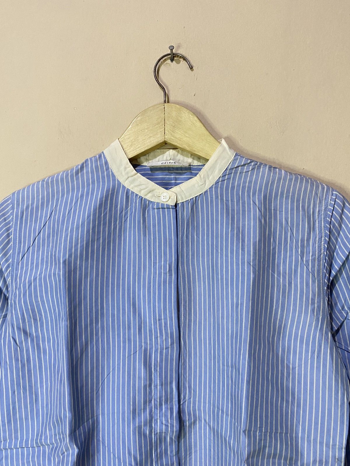Celine Celine by Phoebe Philo Silk Button Shirt Size XS / US 0-2 / IT 36-38 - 2 Thumbnail