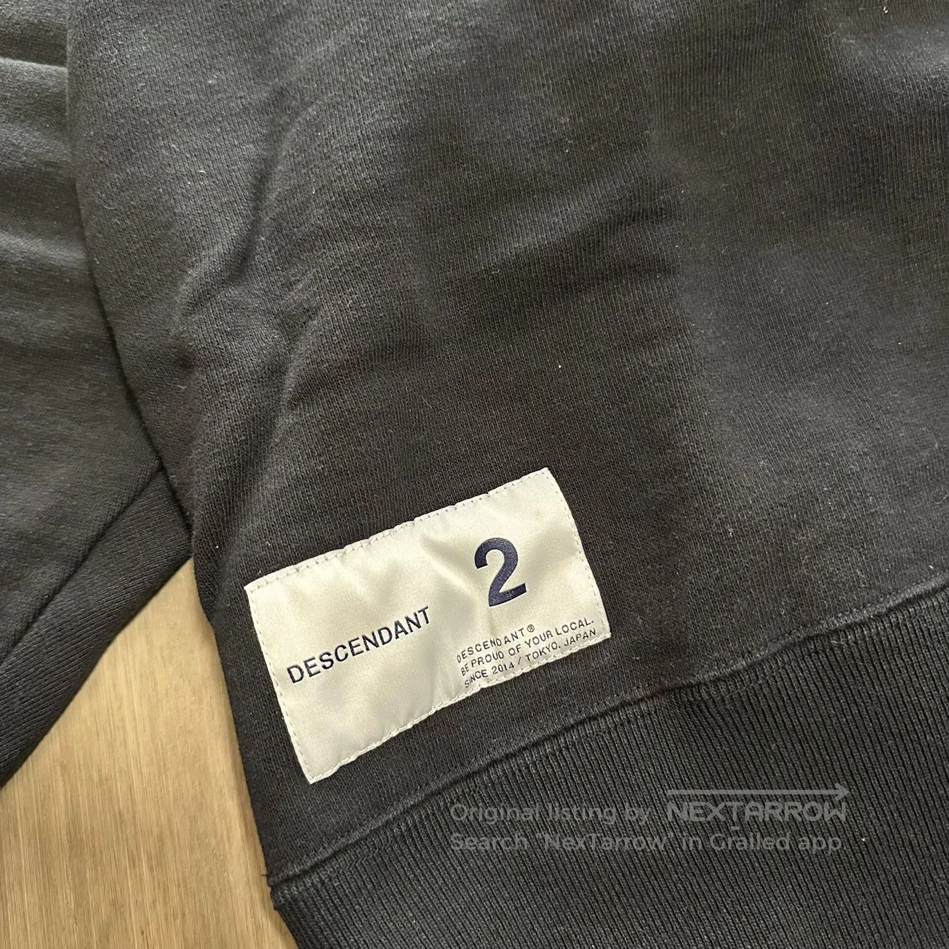 Descendant Descendant Voil Henley Sweatshirt Black. Size US M / EU 48-50 / 2 - 3 Thumbnail