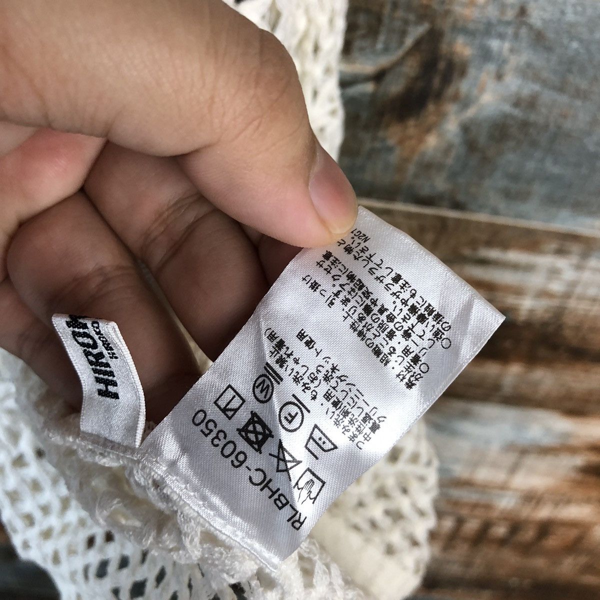 Hiroko Koshino Homme Hiroko Bis Hiroko Koshino crochet meshnet Knitwear #A2503 Size S / US 4 / IT 40 - 11 Thumbnail