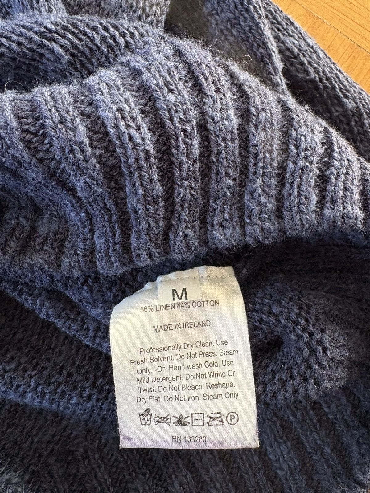 Howlin By Morrison Howlin Morrison Linen Sweater Navy Size US M / EU 48-50 / 2 - 3 Thumbnail