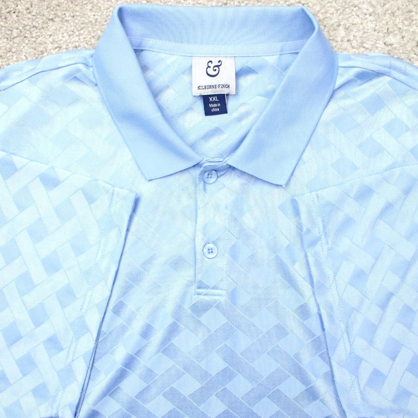Vintage Kilburne Finch Polo Shirt Mens 2XL XXL Geometric Blue 100% Rayon Short Sleeve Polo Shirt Mens 2XL XXL Blue Geometric Rayon Short Sleeve Polo Shirt Size US XXL / EU 58 / 5 - 2 Thumbnail