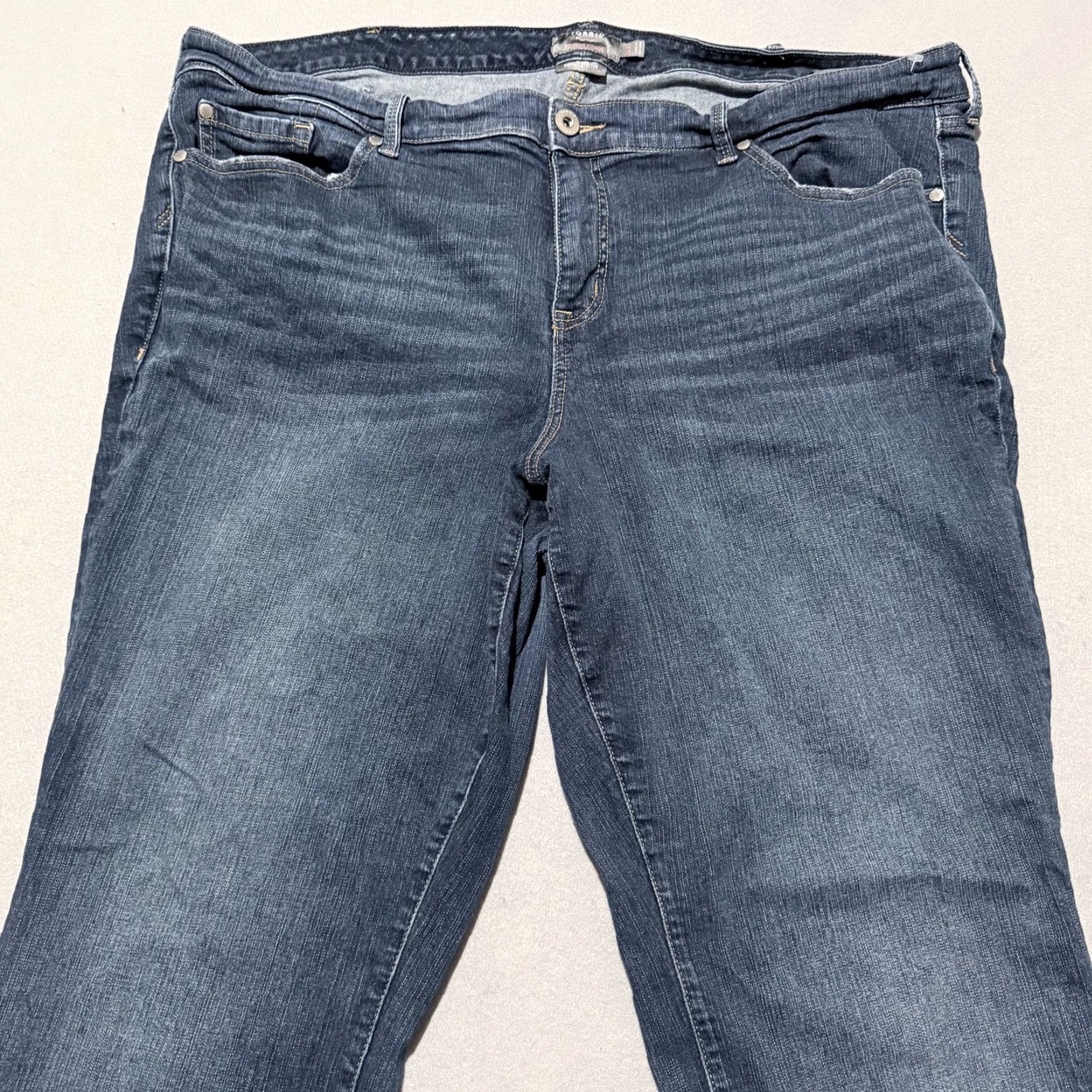 Torrid Torrid Jeans Women Blue Vintage Stretch Boyfriend Straight - 24XT 31in Inseam 5-Pocket Denim Regular Rise Size 42" / US 20 - 3 Thumbnail