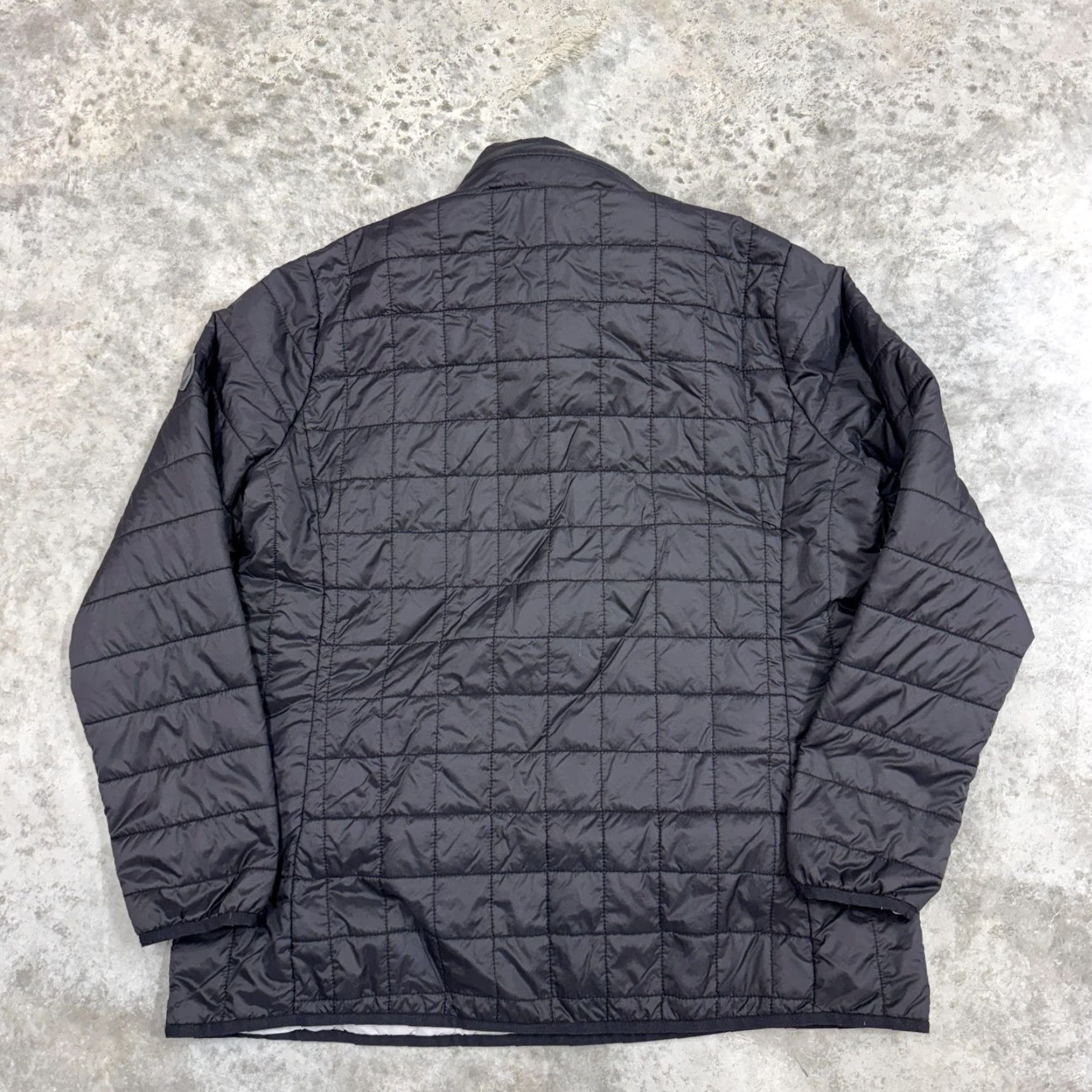 Cutter & Buck Cutter & Buck Jacket Mens 2XL Black CB WeatherTec Quilted Half Zip Pullover Size US XXL / EU 58 / 5 - 3 Thumbnail
