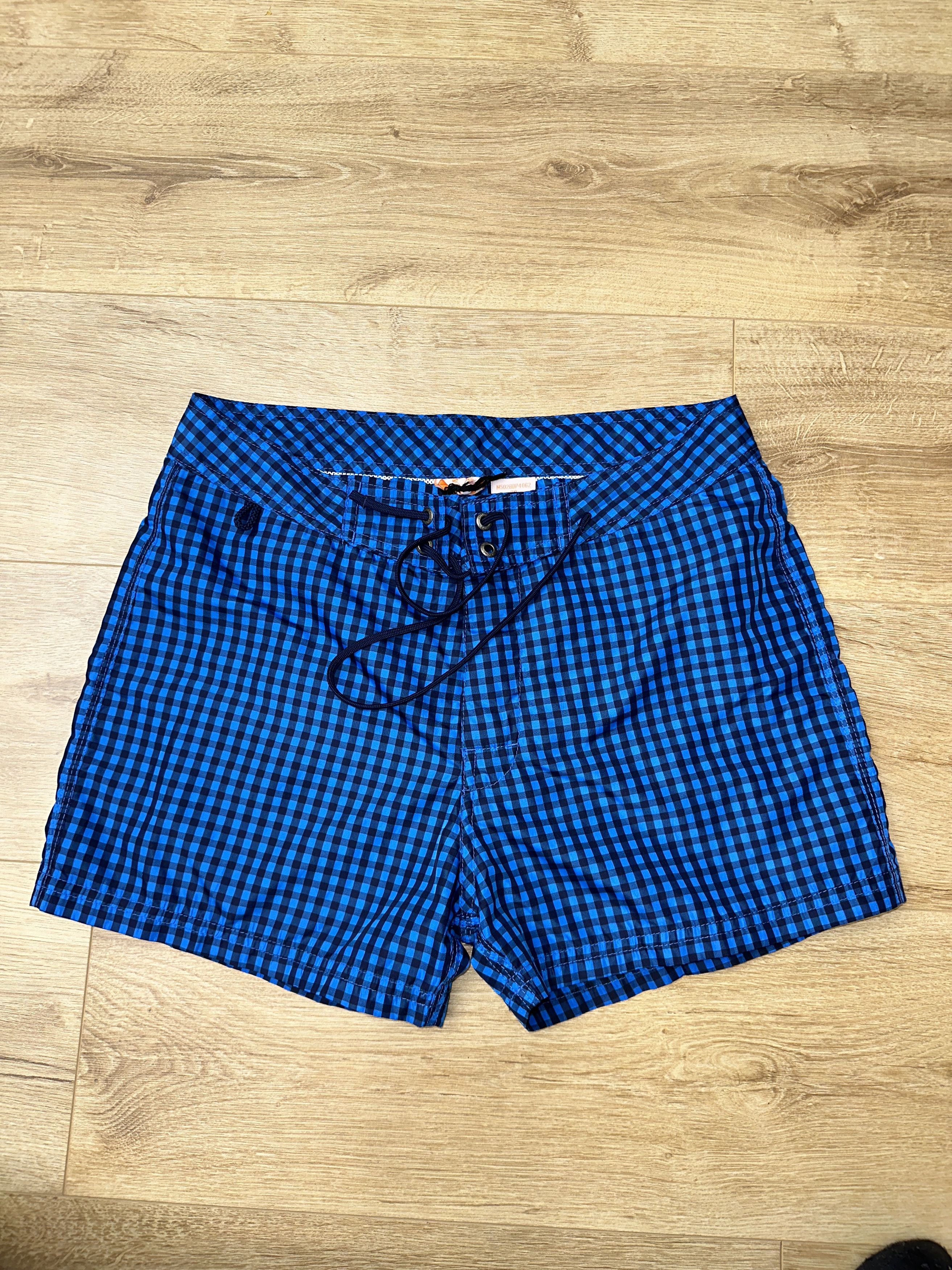 Sundek Sundek 29 Check Swim Trunks Rainbow Board Shorts Size 29 Size US 29 - 4 Thumbnail