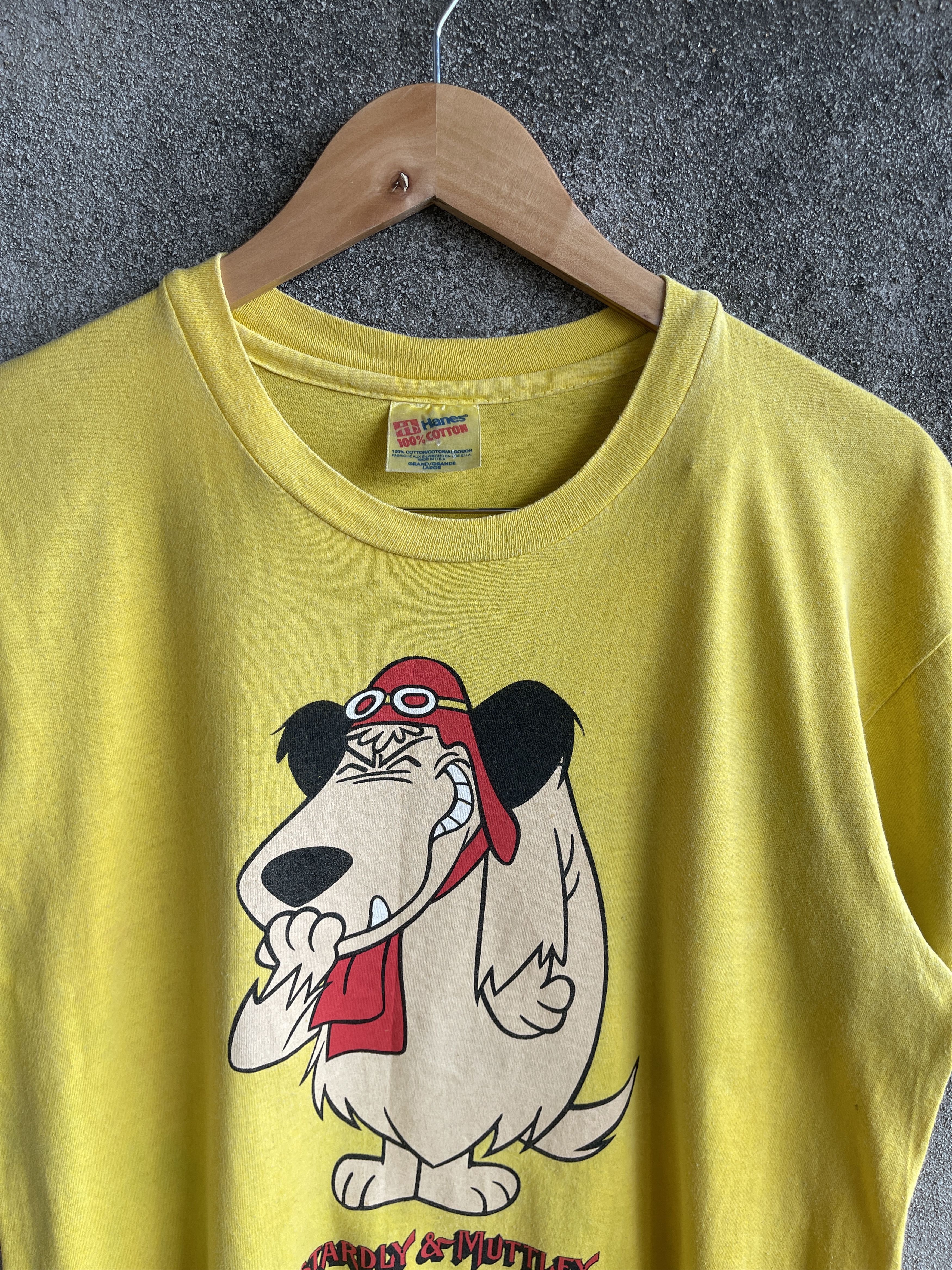 Beauty Beast Vintage 90s🔥HANNA BARBERA DASTARDLY&MUTTLEY🔥Faded Tee Size US M / EU 48-50 / 2 - 3 Thumbnail
