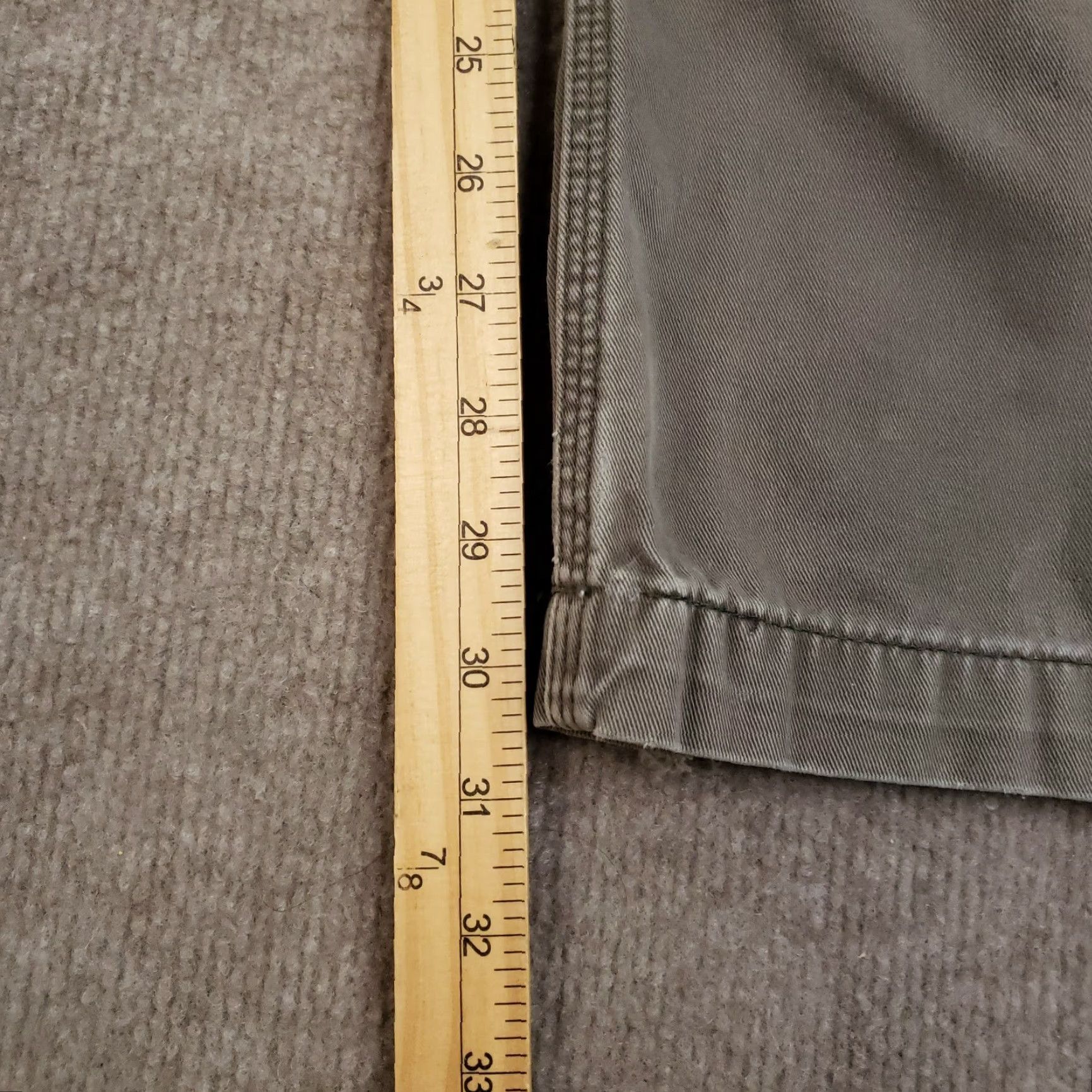 Carhartt Carhartt Carpenter Pants Men 34x32 Green Distressed Paint Relaxed Workwear Straight 5-Pocket Mens Size US 34 / EU 50 - 3 Thumbnail
