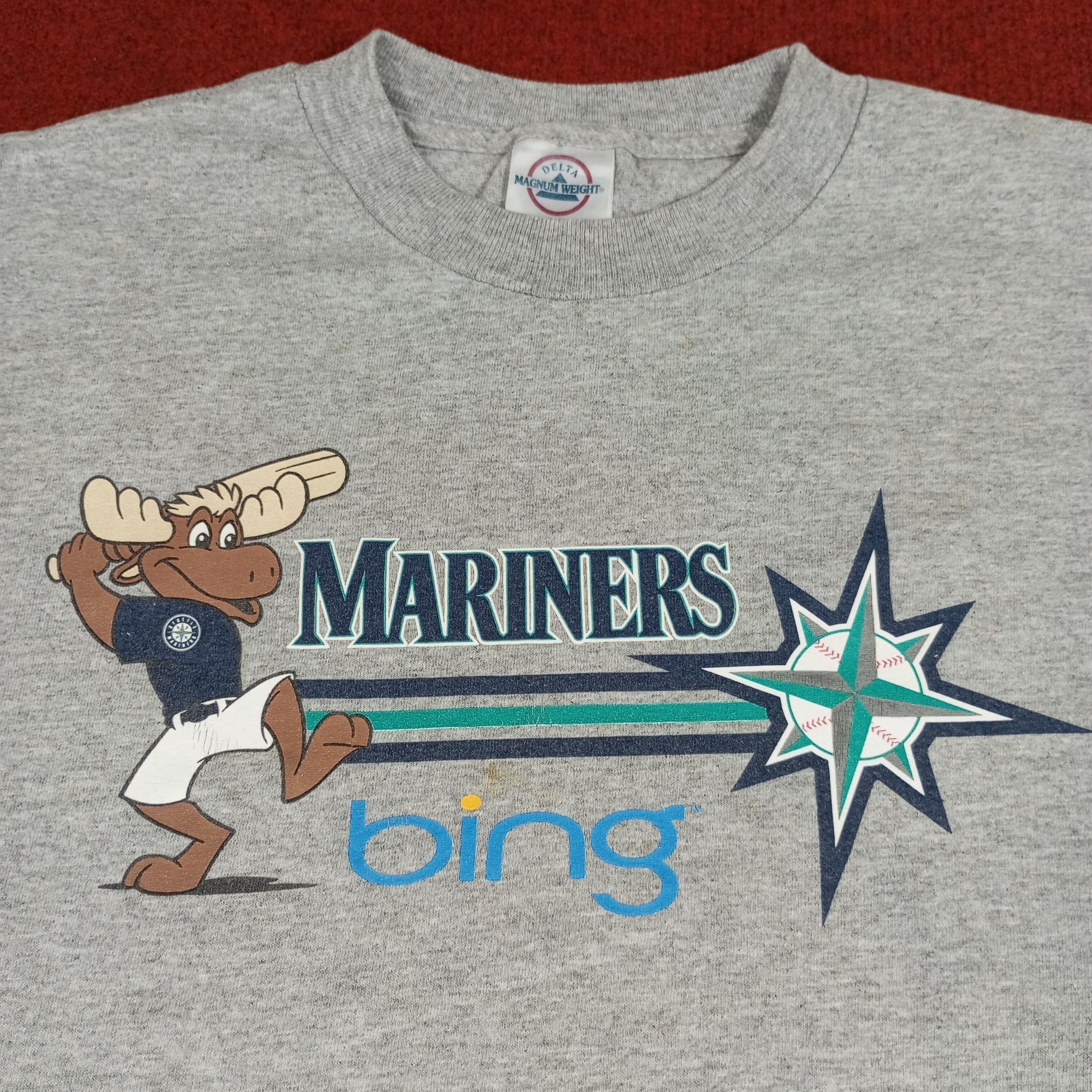 MLB × Vintage Seattle Marines Baseball Team Vintage Tshirt Size US M / EU 48-50 / 2 - 2 Thumbnail
