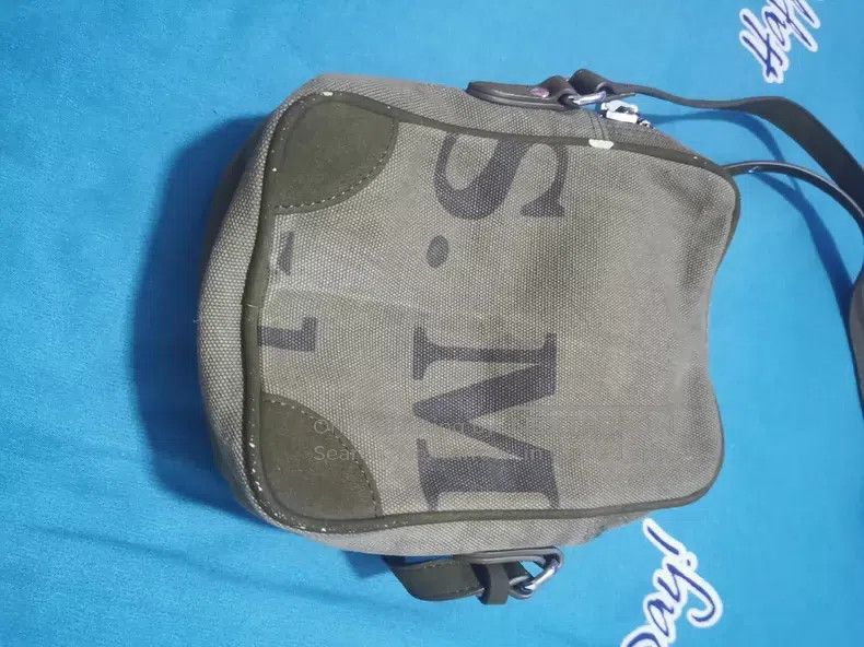 READYMADE Ready Made Washed Military Fabric Vintage Crossbody Bag Size ONE SIZE - 5 Thumbnail