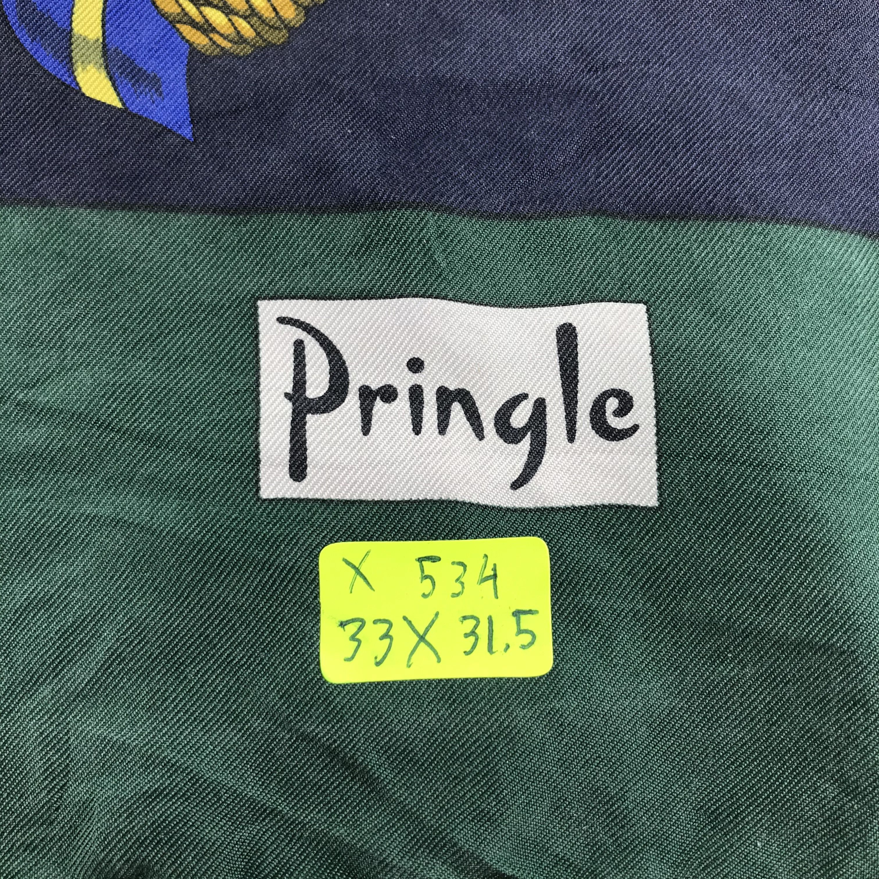 Pringle Of Scotland Vintage Pringle Silk Scarf Size ONE SIZE - 6 Thumbnail