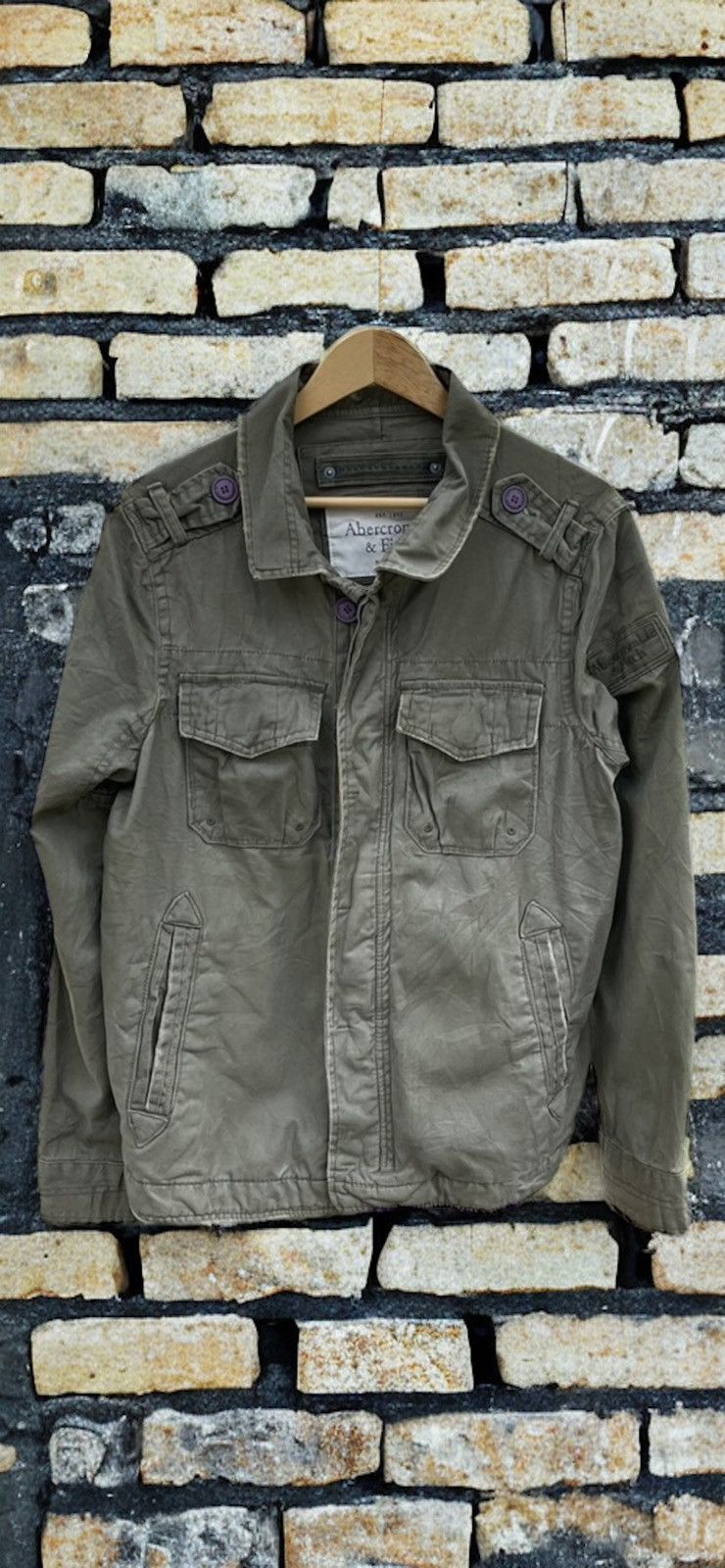 Pre-owned Abercrombie Fitch Abercrombie & Fitch Sentinel Jacket In Green