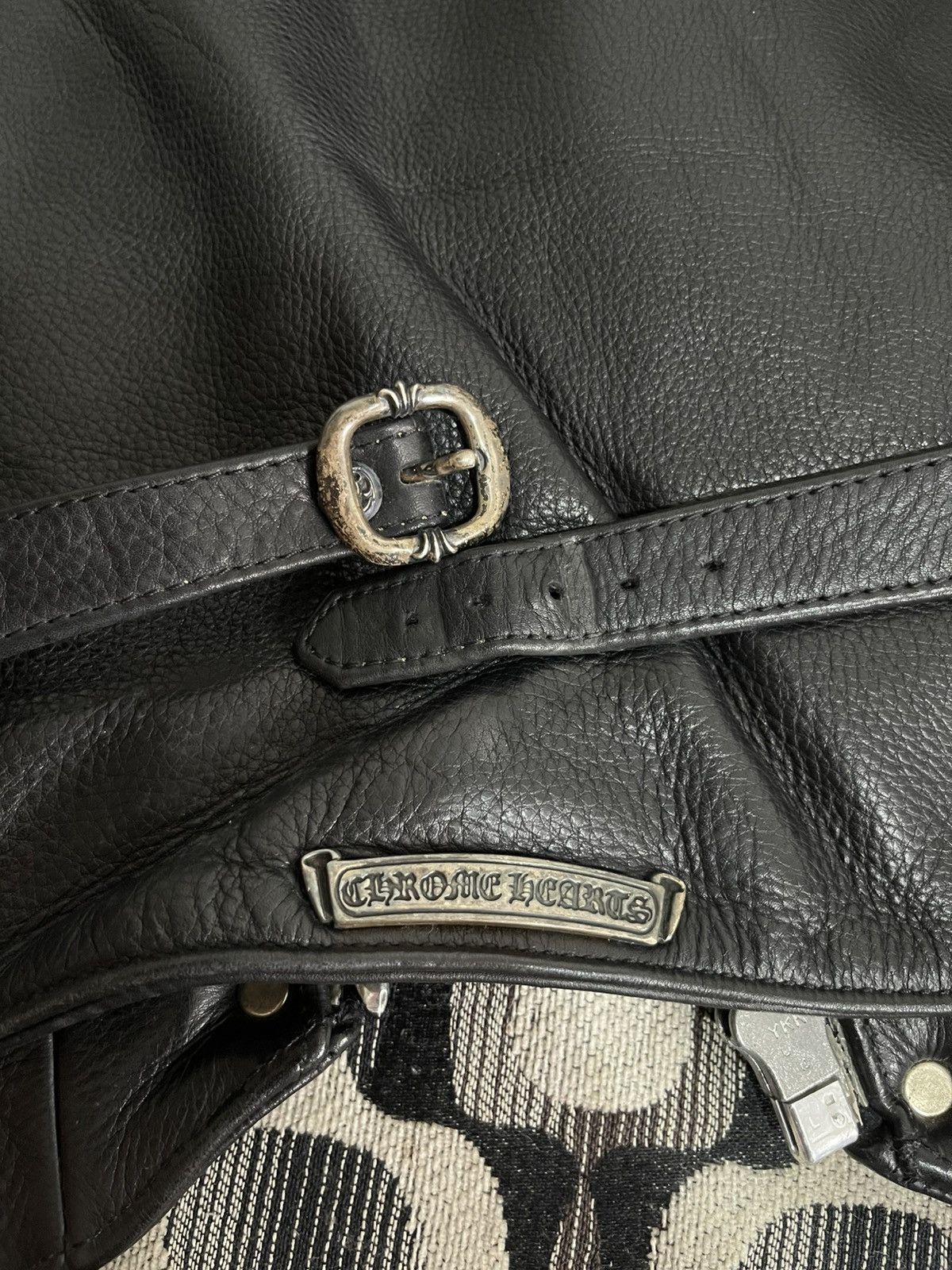 Chrome Hearts 1995 Iconic Chrome Hearts Six Button Leather Vest Size US M / EU 48-50 / 2 - 20 Thumbnail