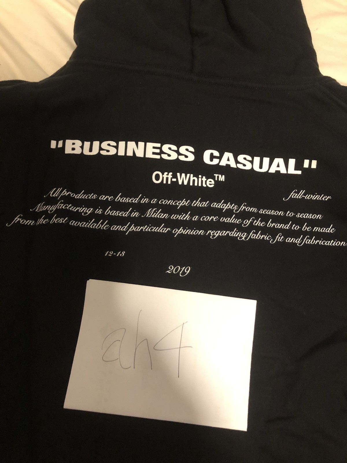 Off-White Off-white classic hoodie Size US XL / EU 56 / 4 - 5 Thumbnail