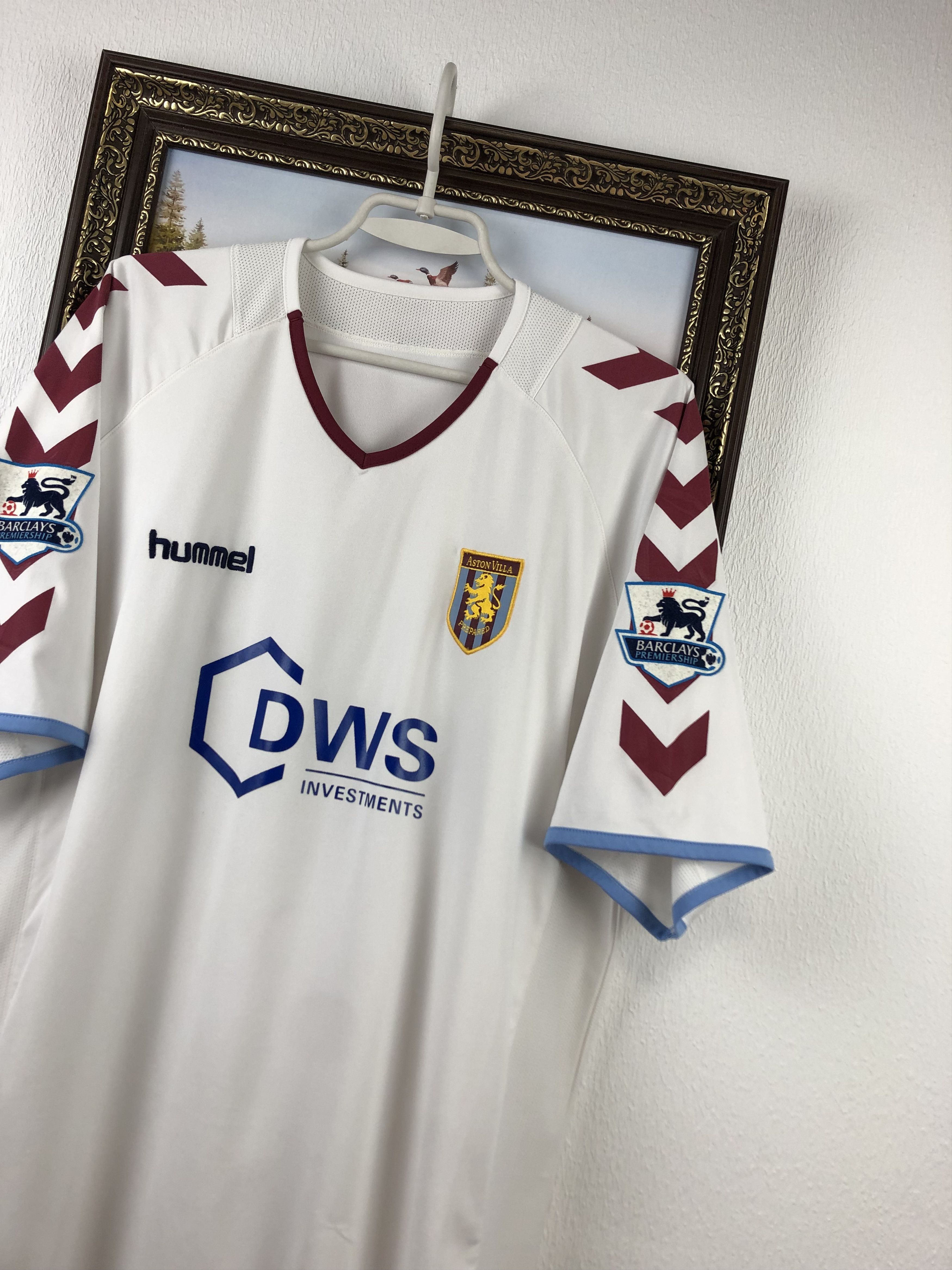 Vintage Aston Villa Away football shirt Soccer Jersey Tee Rare Hype Size US XXL / EU 58 / 5 - 4 Thumbnail