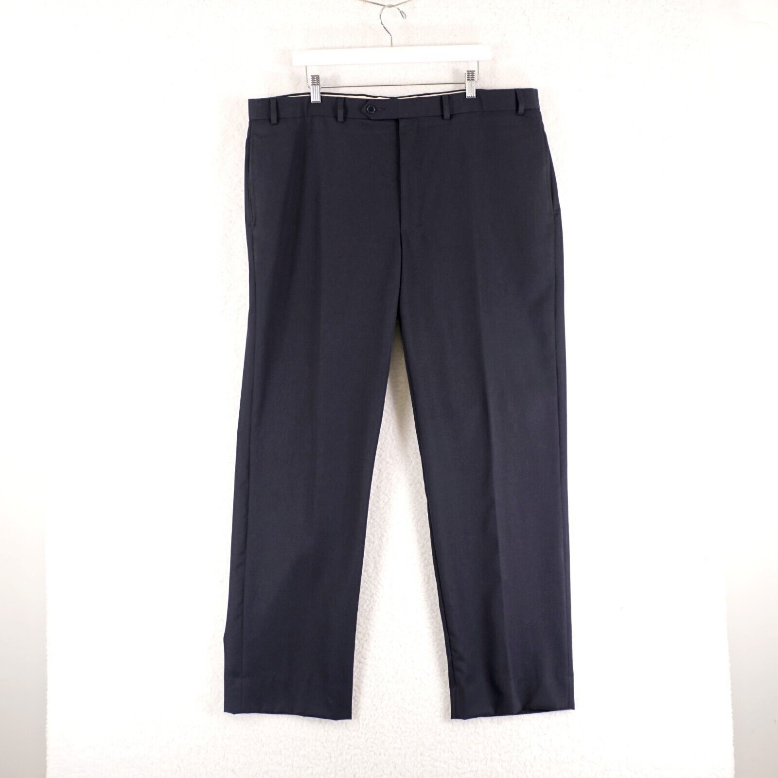 Brooks Brothers Brooks Brothers 346 Madison Fit Wool Blue Flat Front High Ri Size 40L - 1 Thumbnail