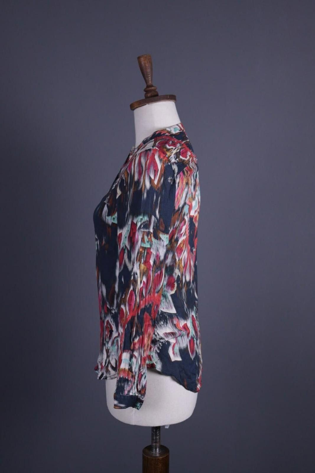 Designer Emily Van Den Bergh Multicolor Henley Shirt Size 36 / S Size M / US 6-8 / IT 42-44 - 5 Thumbnail