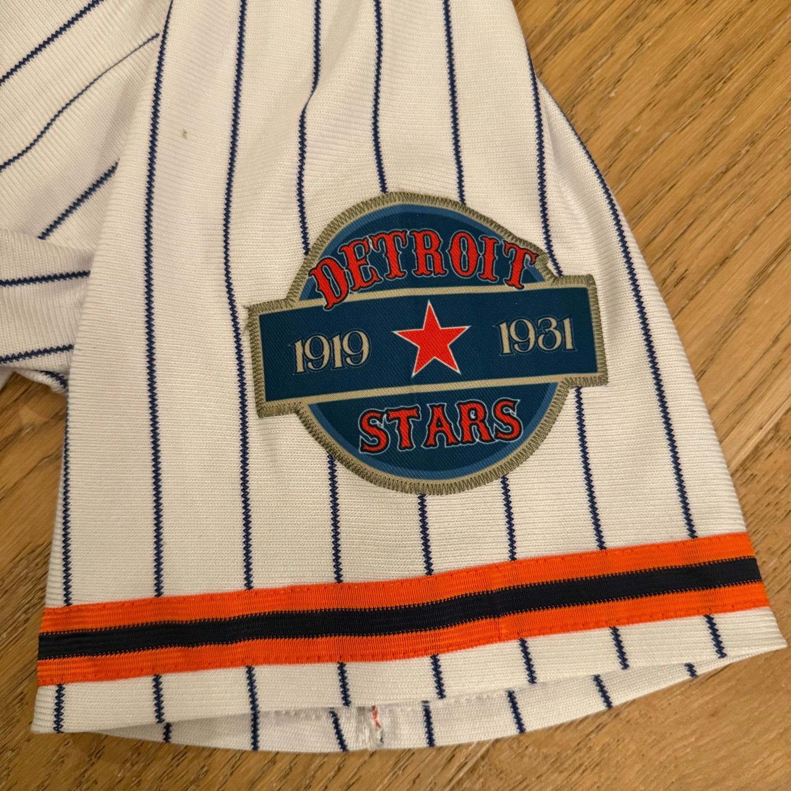 Authentic Negro Leagues Detroit Stars Pinstripe Jersey Negro League Collection Size US XL / EU 56 / 4 - 6 Thumbnail