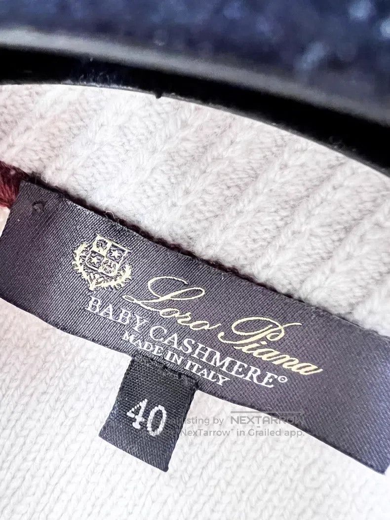 Loro Piana Loro Piana Off-white twill cashmere knit cardigan suit wit Size XS / US 0-2 / IT 36-38 - 5 Thumbnail