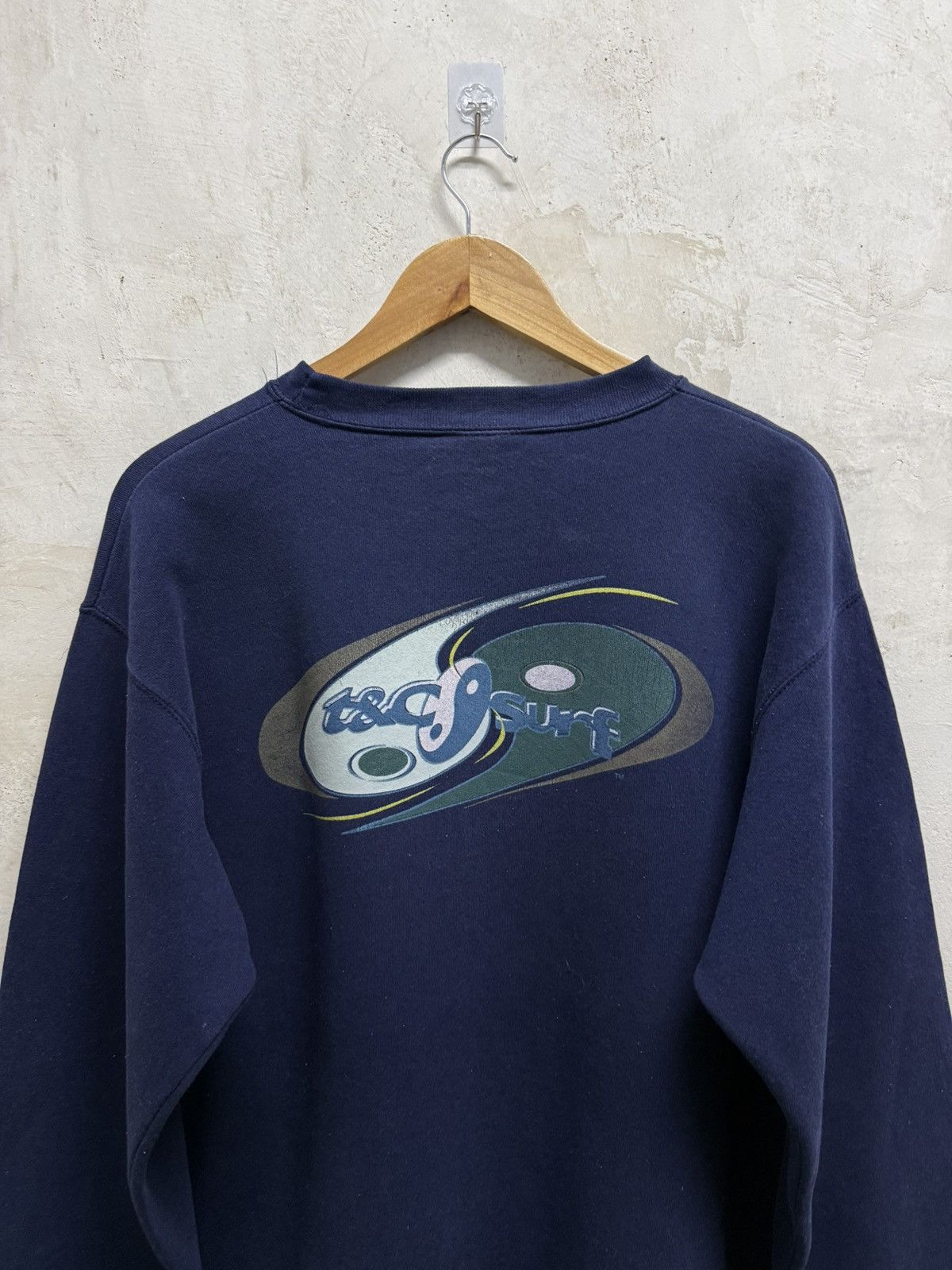 Billabong Vintage 90s T & C Surf Yin & Yang Sweatshirt Size US L / EU 52-54 / 3 - 2 Thumbnail