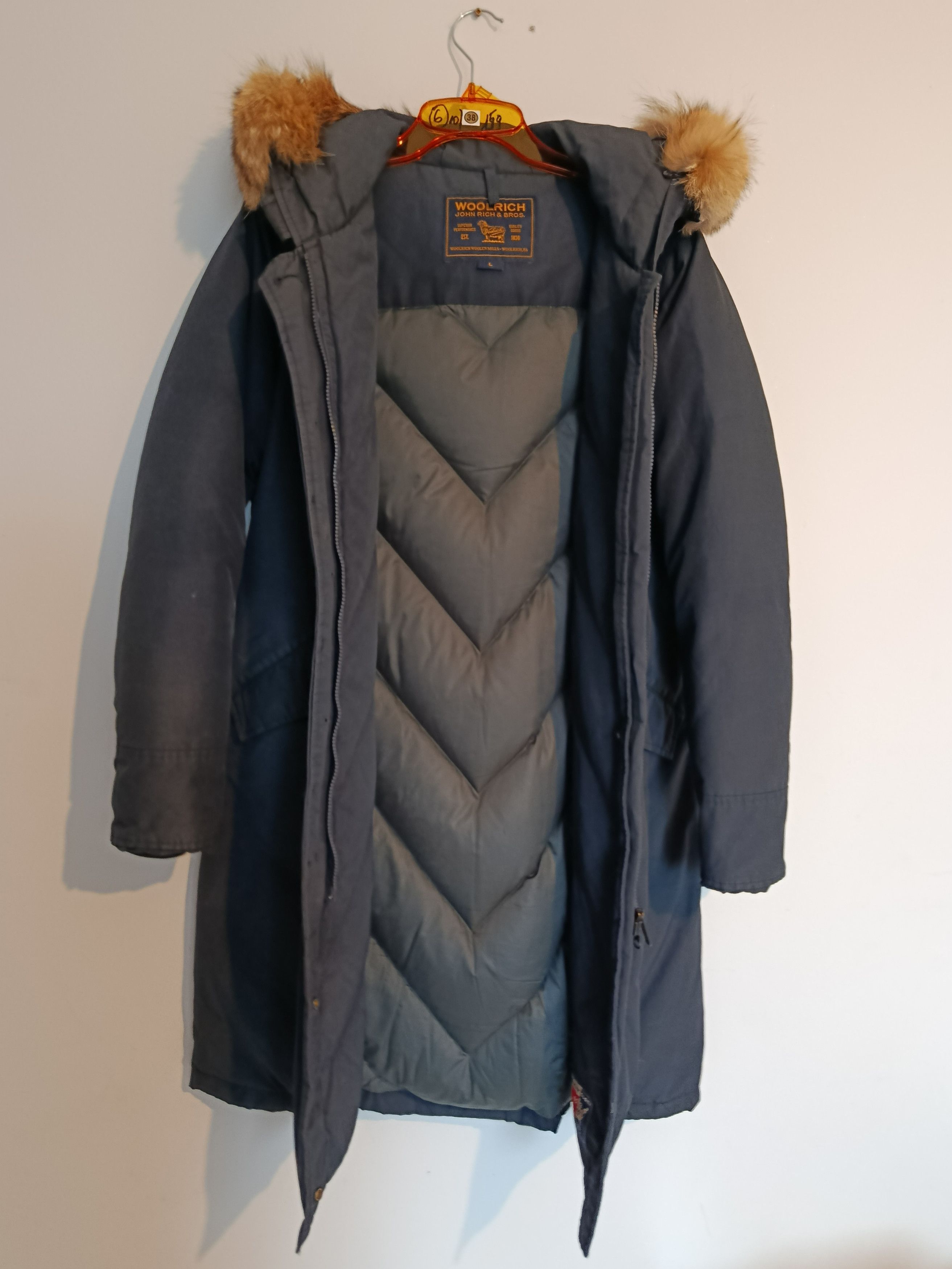 Woolrich Woolen Mills classic Woolrich parka with a fur-trimmed hood. Size L / US 10 / IT 46 - 7 Thumbnail