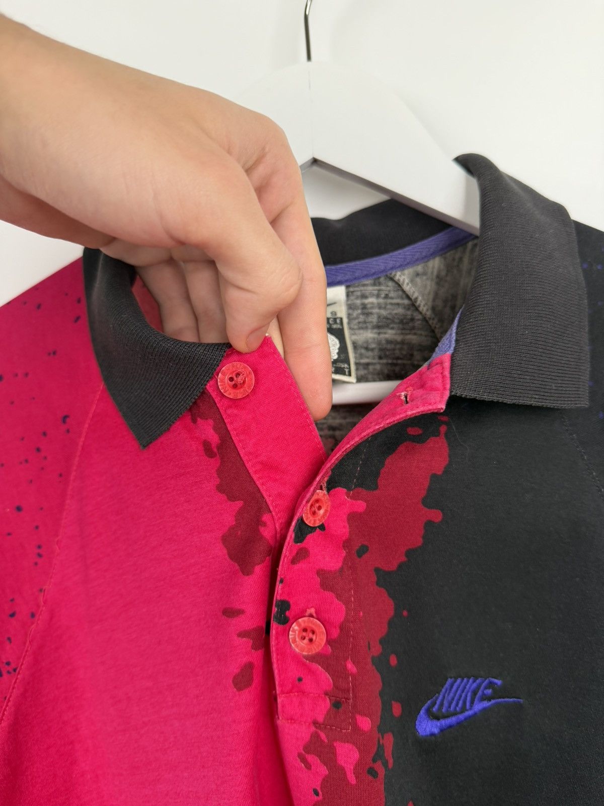 Nike Challenge Court Andre Agassi tennis jersey vintage 90s