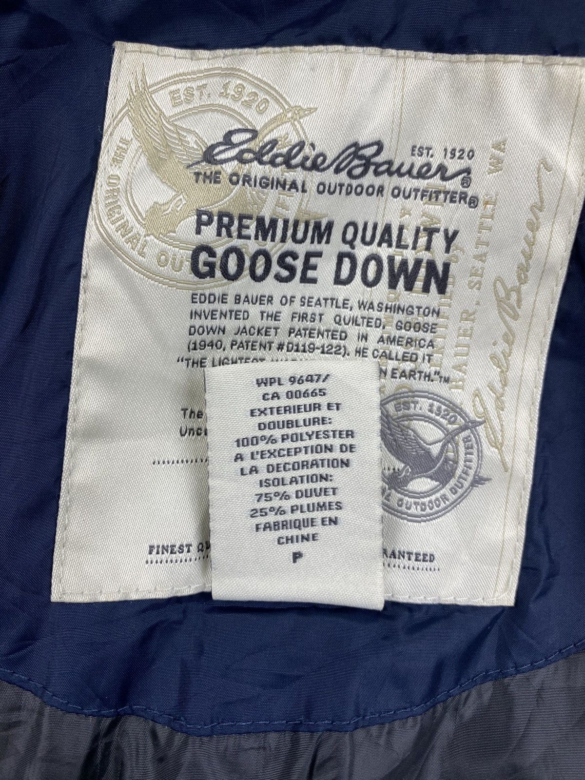 Eddie Bauer Vintage Eddie Bauer Outdoor Zipper Puffer Down Jacket Size US M / EU 48-50 / 2 - 9 Thumbnail