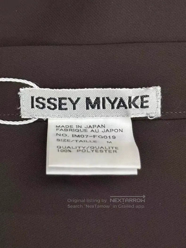Issey Miyake Issey Miyake size:M Dark Coffee Floral Midi Skirt Size 31" - 2 Thumbnail