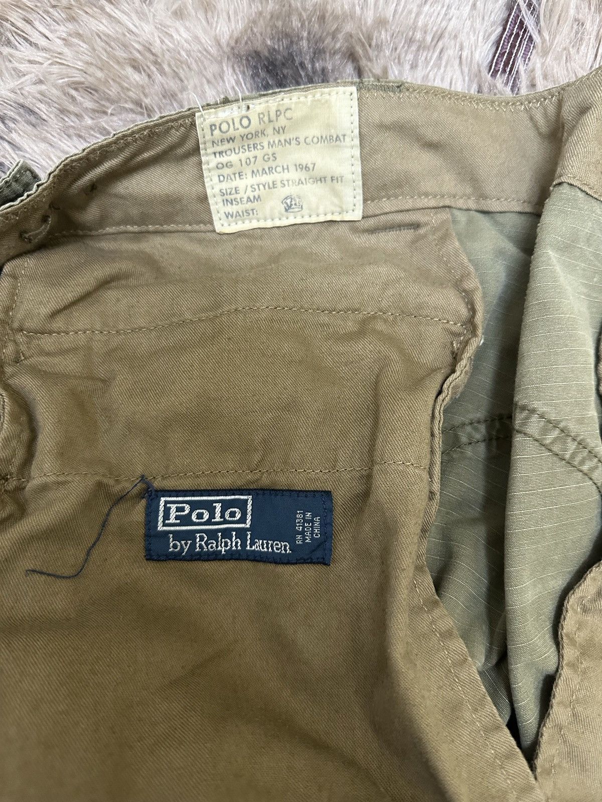 Polo Ralph Lauren Vintage Polo Ralph Lauren Trousers Man Combat Tactical Pants Size US 41 - 6 Thumbnail