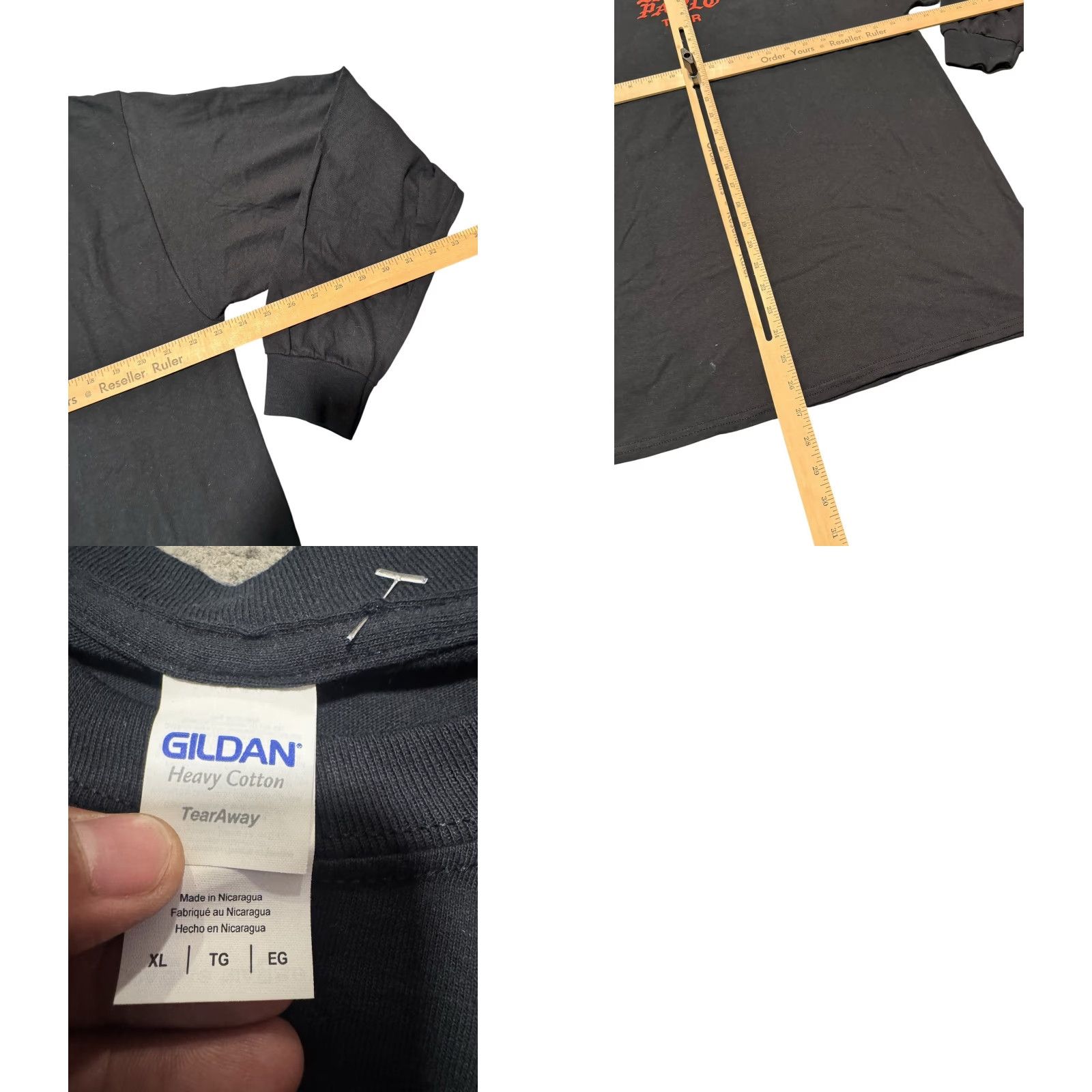Vintage Saint Pablo Tour 2016 “General Admission” Long Sleeve T-Shirt XL Blk Kanye West Yeezus Men Shirt Black Cotton Blend Graphic Print Vintage No Size US XL / EU 56 / 4 - 9 Thumbnail
