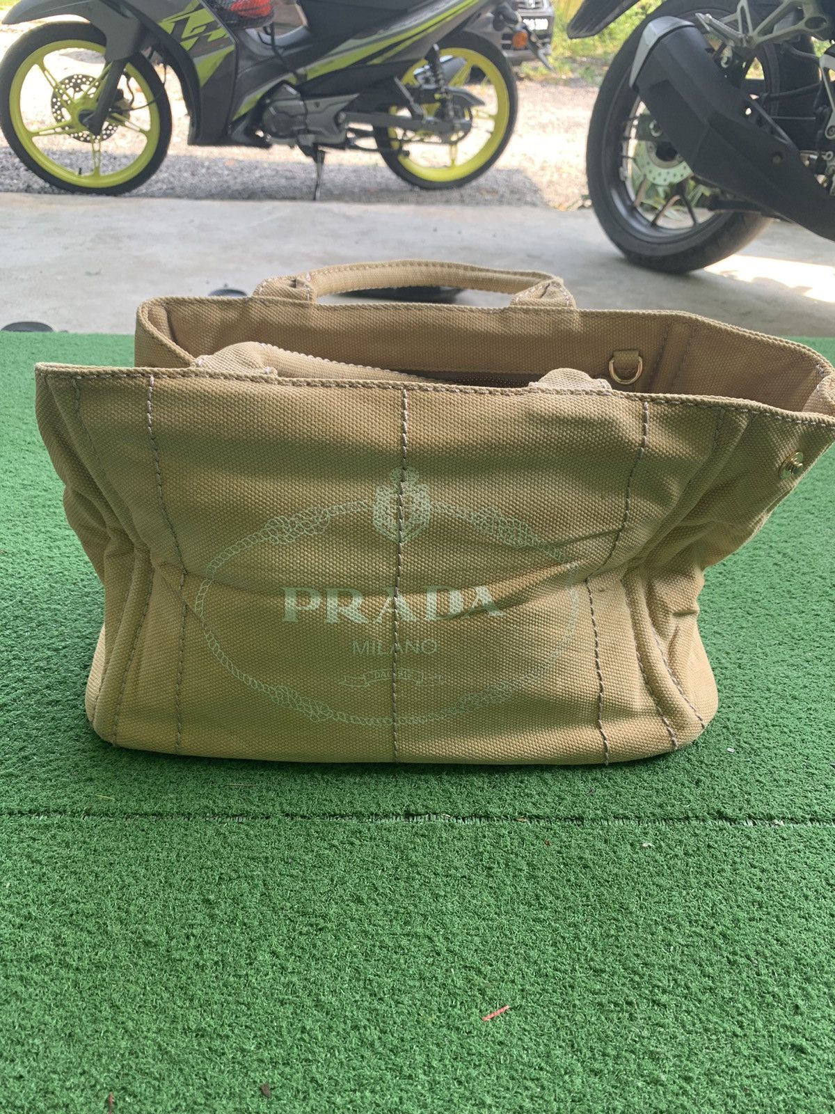 Prada Prada Canapa Tote Bag Size ONE SIZE - 2 Thumbnail