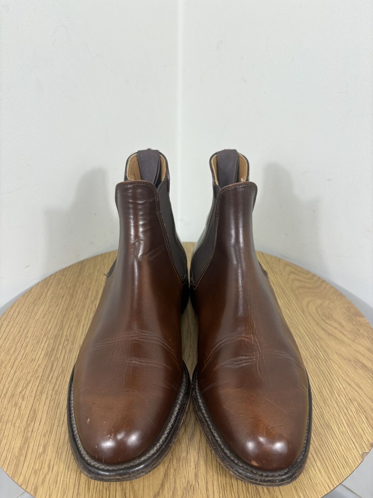 Loake Loake 1880 Shoemaker Men’s Brown Leather Chelsea Boots Size US 7.5 / EU 40-41 - 7 Thumbnail