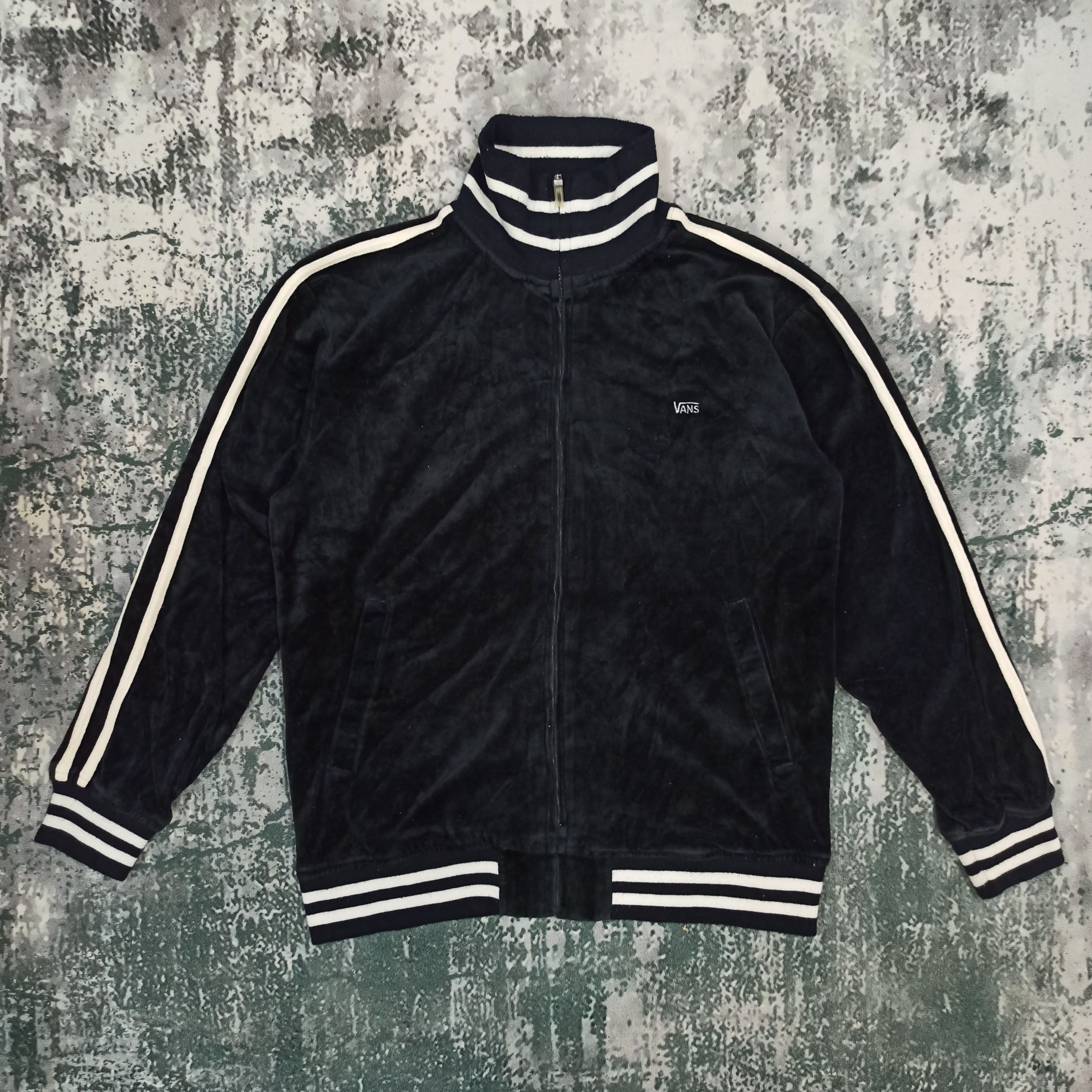 Vans Vans Velvet Tracktop Jacket Full Zipper Size US S / EU 44-46 / 1 - 1 Thumbnail