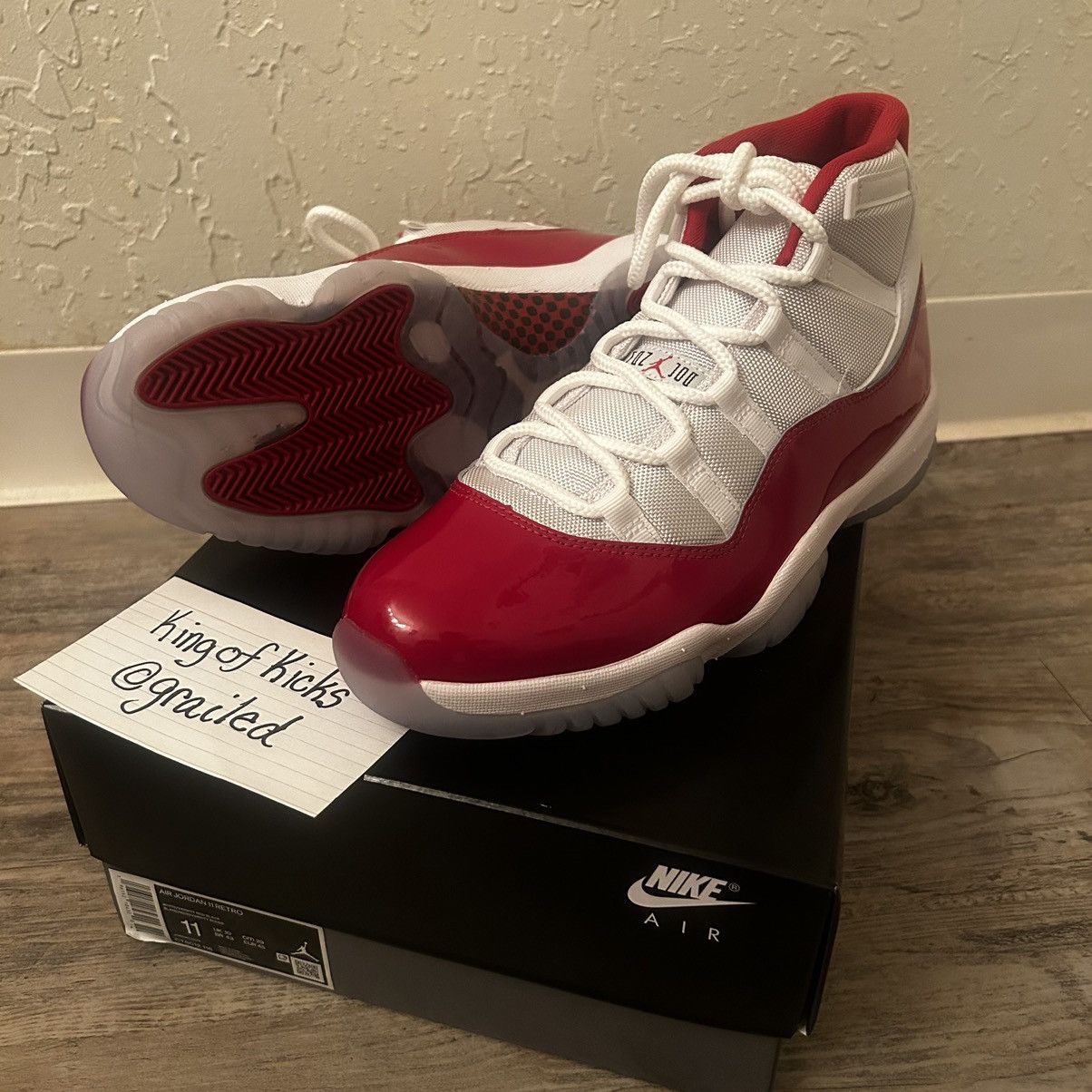 Jordan Brand × Nike Air Jordan 11 Retro ‘Cherry’ Size US 11 / EU 44 - 1 Thumbnail
