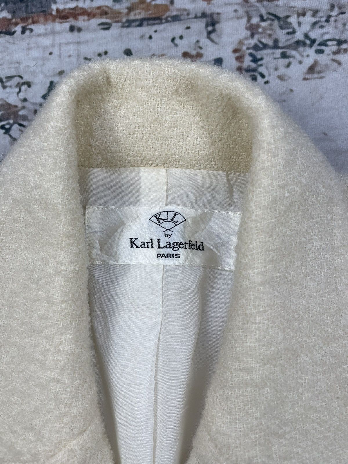 Karl Lagerfeld Karl Lagerfeld Single Breasted Notch Lapel Wool Size S / US 4 / IT 40 - 10 Thumbnail