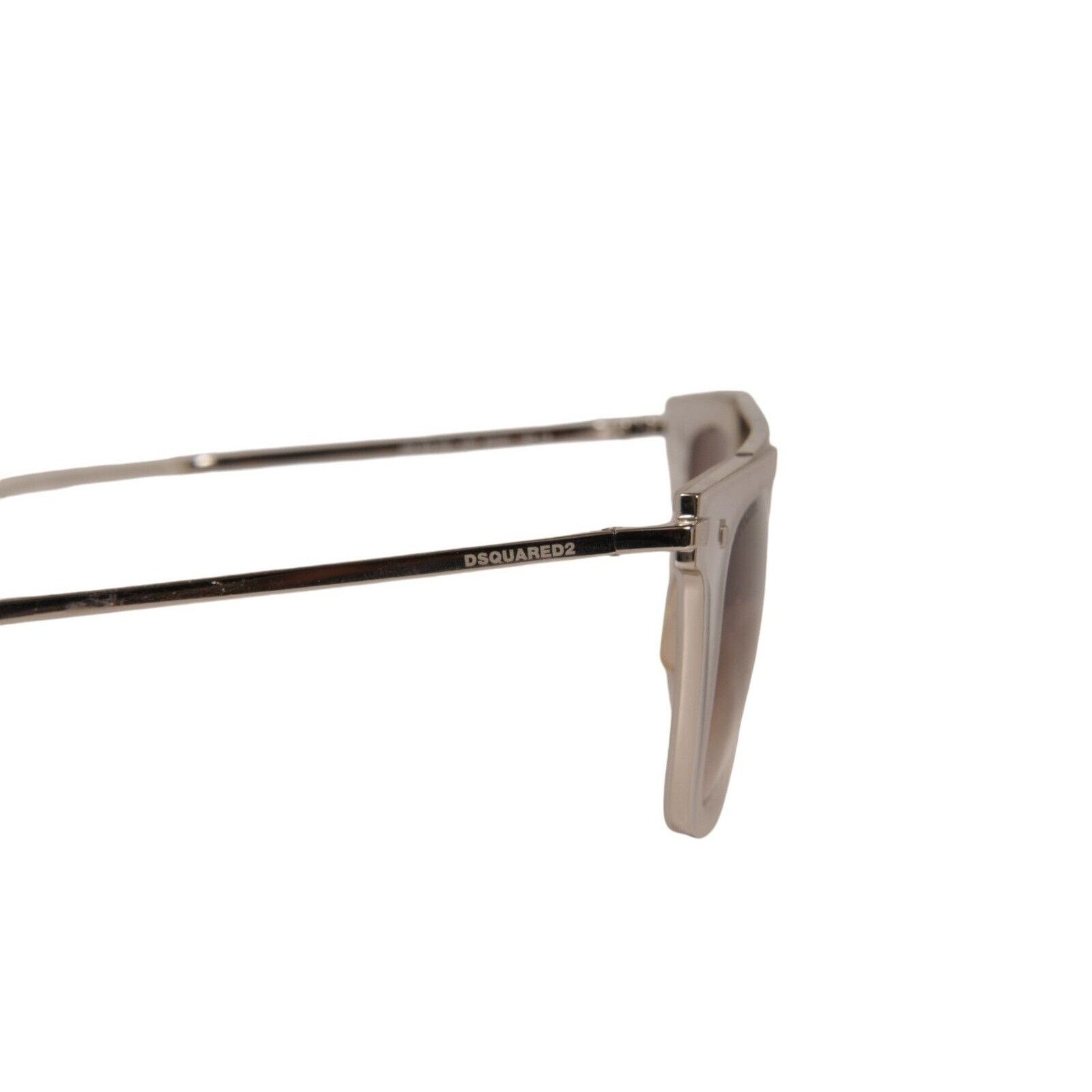 Dsquared2 JIM DQ 201 Sunglasses Transparent Silver White Square Size ONE SIZE - 5 Thumbnail