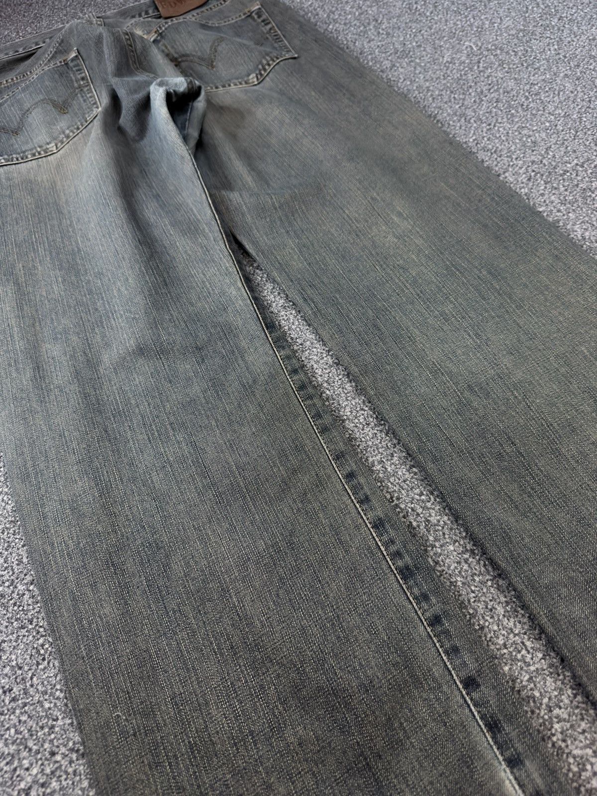 Kapital Vintage 90s Baggy Black Faded Rusty Edwin 503 Denim Jeans Size US 36 / EU 52 - 13 Thumbnail