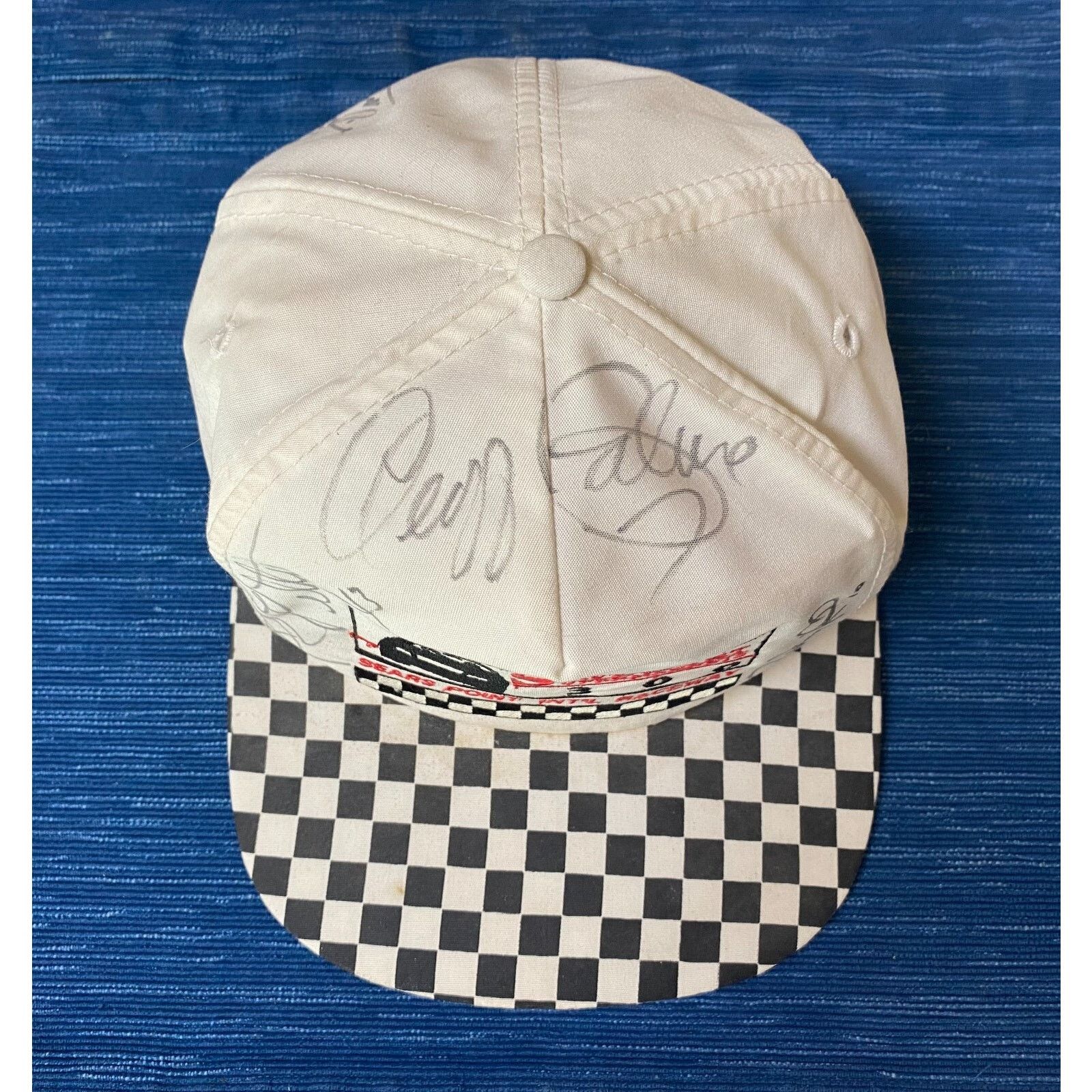 The Unbranded Brand Vtg SIGNED Rick Mears Rudd Bodine 1992 Save Mart 300 Raceway Size ONE SIZE - 2 Thumbnail