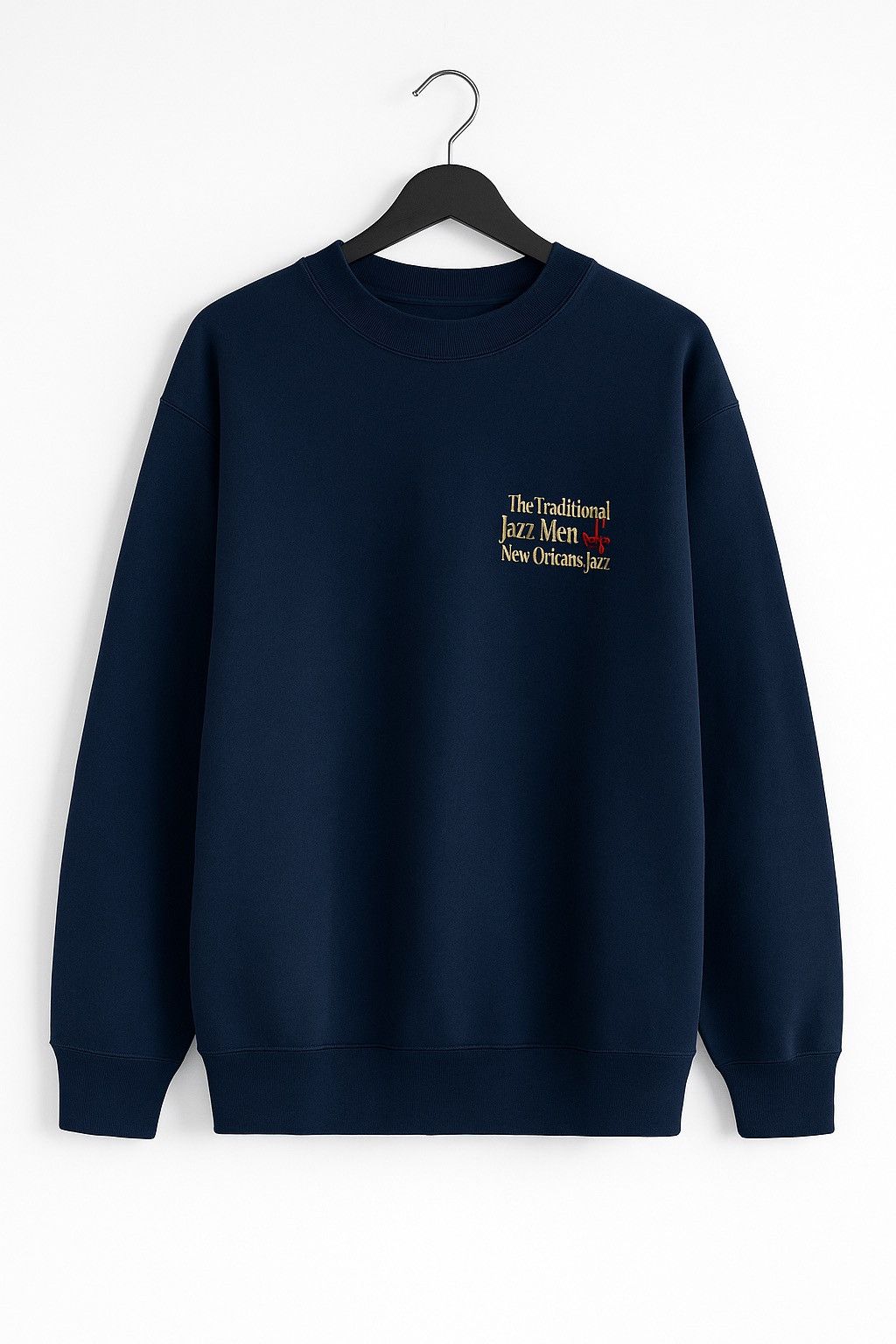 Vintage Vintage 90s The Traditional Jazz Men New Orleans Sweatshirt Size US M / EU 48-50 / 2 - 2 Thumbnail