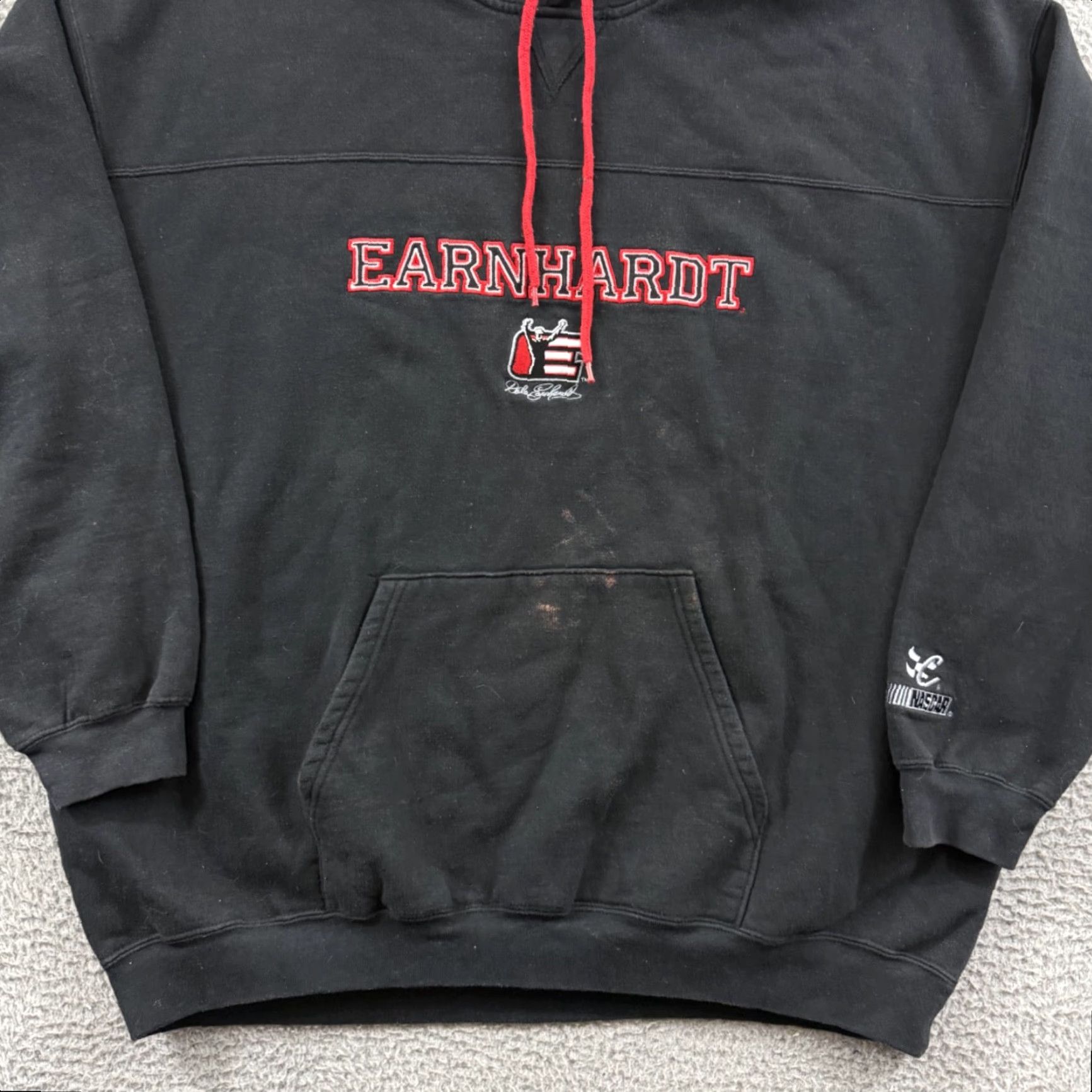 Chase Authentics VINTAGE Chase Authentics Sweatshirt Men 2XL Black Hoodie Nascar 90s Sport Pullover Size US XXL / EU 58 / 5 - 2 Thumbnail