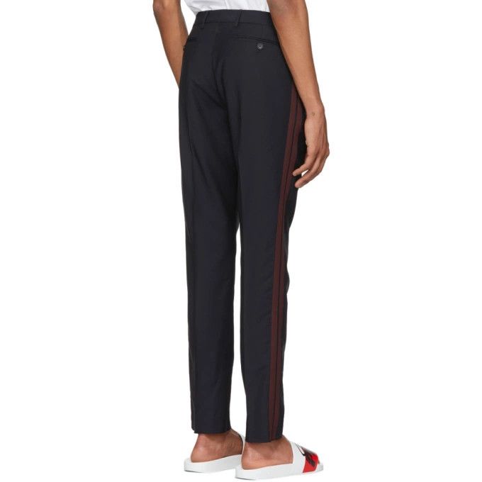 Valentino Valentino - Wool Mohair Side Stripe Trousers Size US 32 / EU 48 - 12 Thumbnail