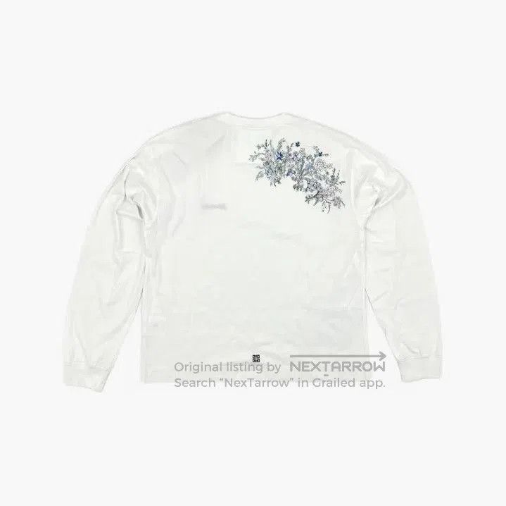 Givenchy Givenchy Boxy Fit Flowers Logo Long Sleeve T-Shirt. Size US L / EU 52-54 / 3 - 3 Thumbnail