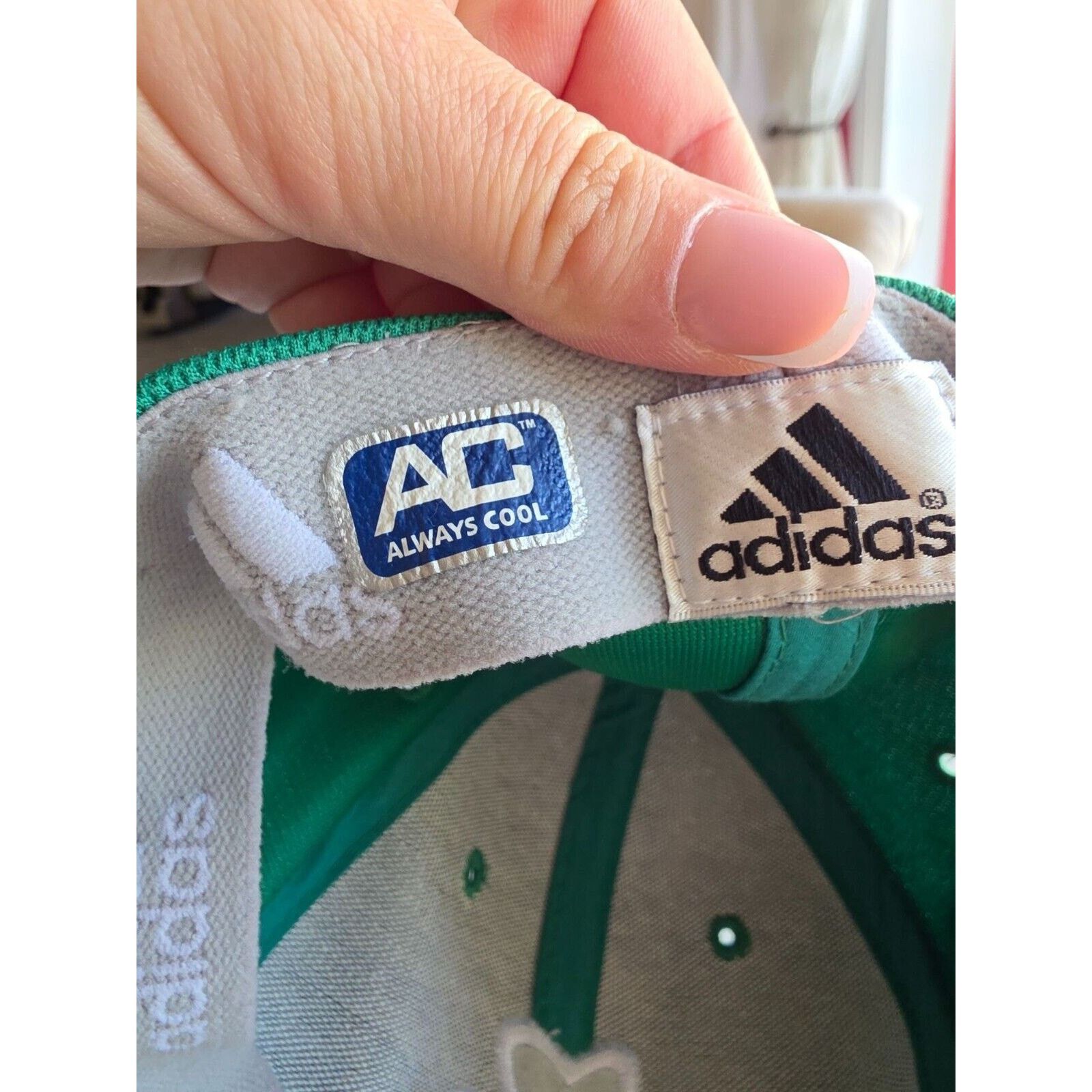 Adidas Adidas Green Clover Always Cool Adjustable Hat S/M Size ONE SIZE - 4 Thumbnail